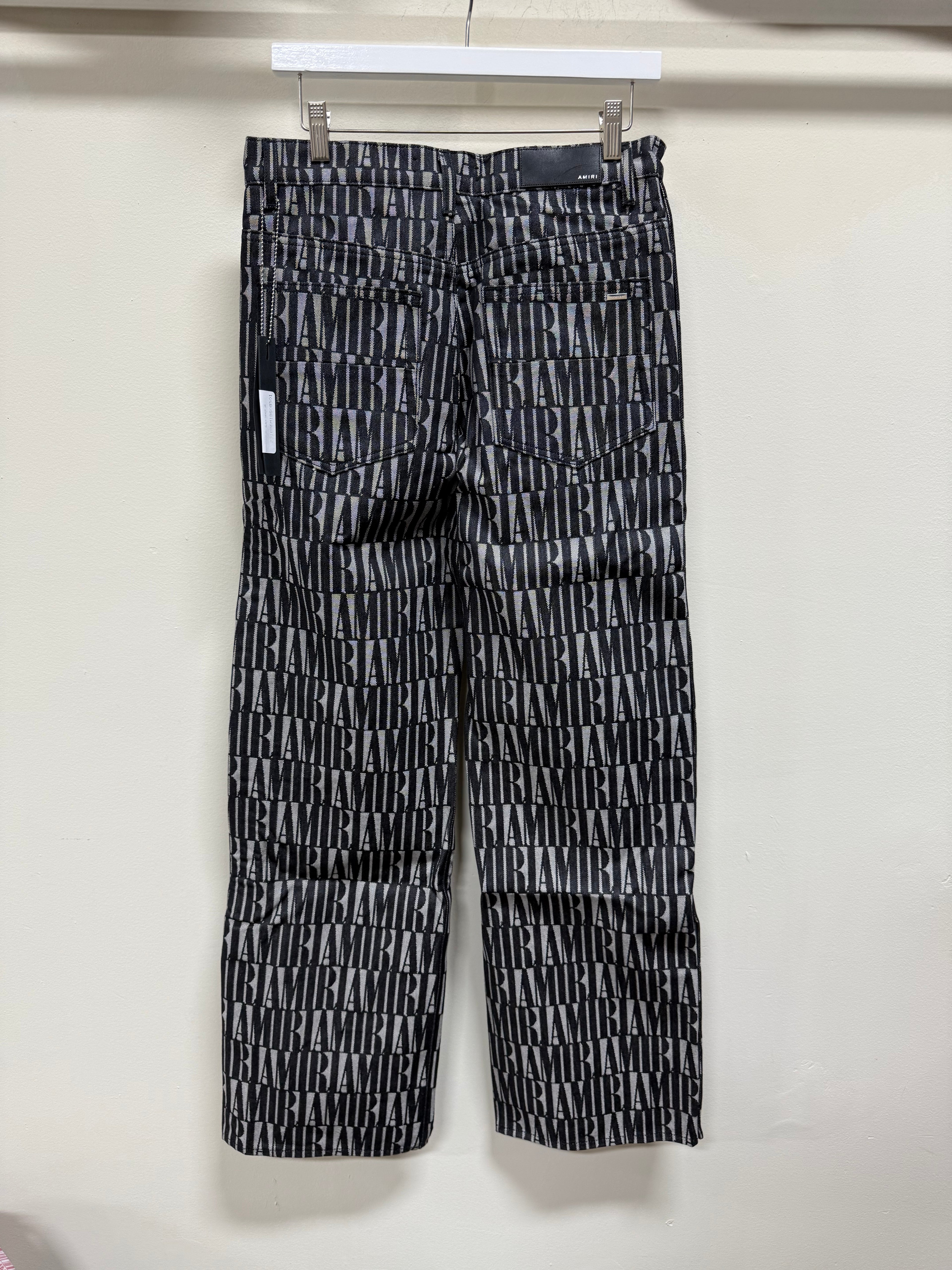 AMIRI Black Snap Off Jeans Sz 29