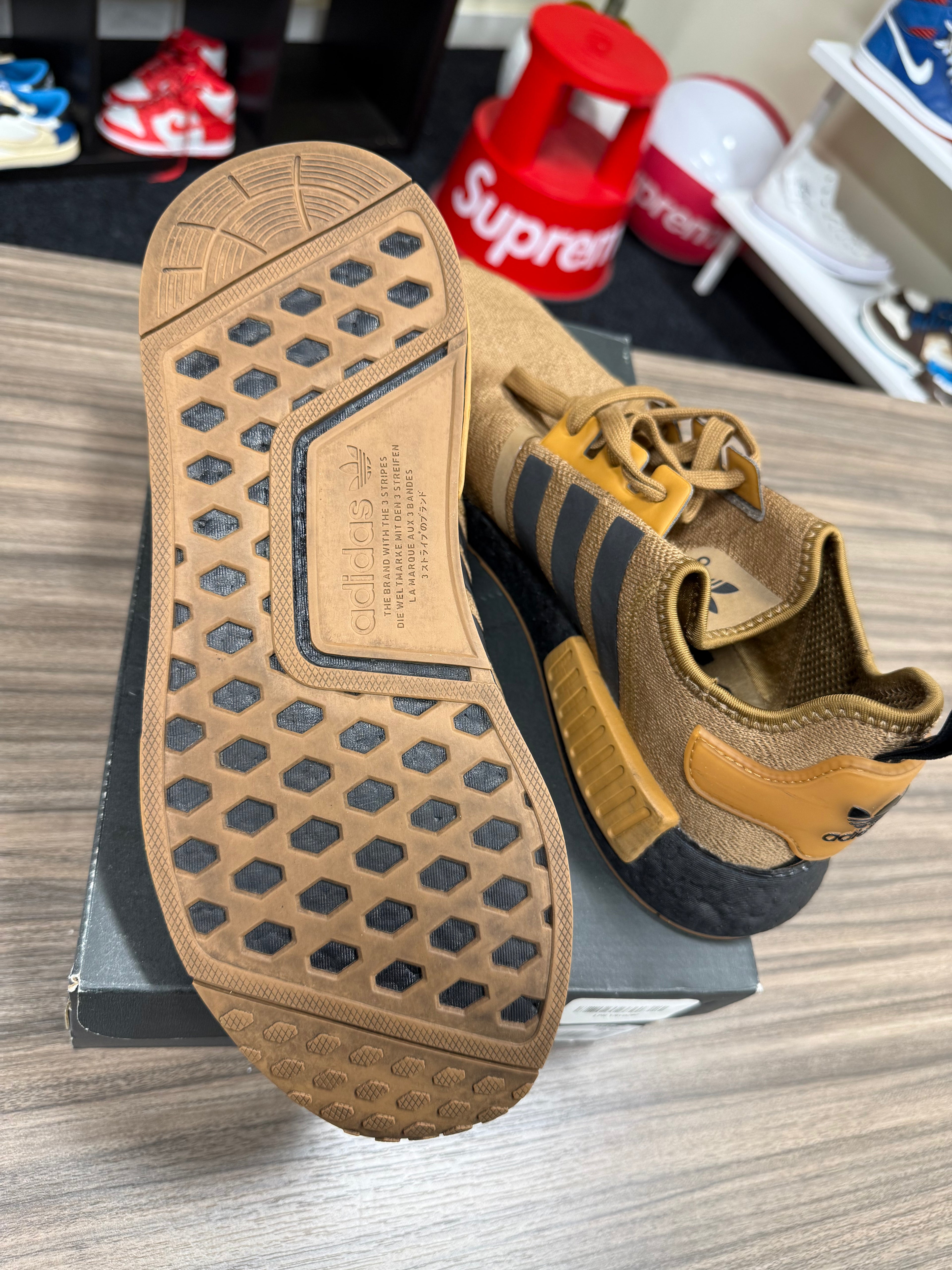 Adidas NMD_R1 'Raw Desert' Sz 10.5