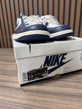 Load image into Gallery viewer, Nike Air Jordan 1 Low White/Navy/Red Sz 13
