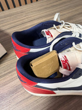 Load image into Gallery viewer, Nike Air Jordan 1 Low White/Navy/Red Sz 13
