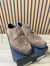 Load image into Gallery viewer, Blue Mens Saks Fifth Ave Brown Suede Lace Up Sz 12

