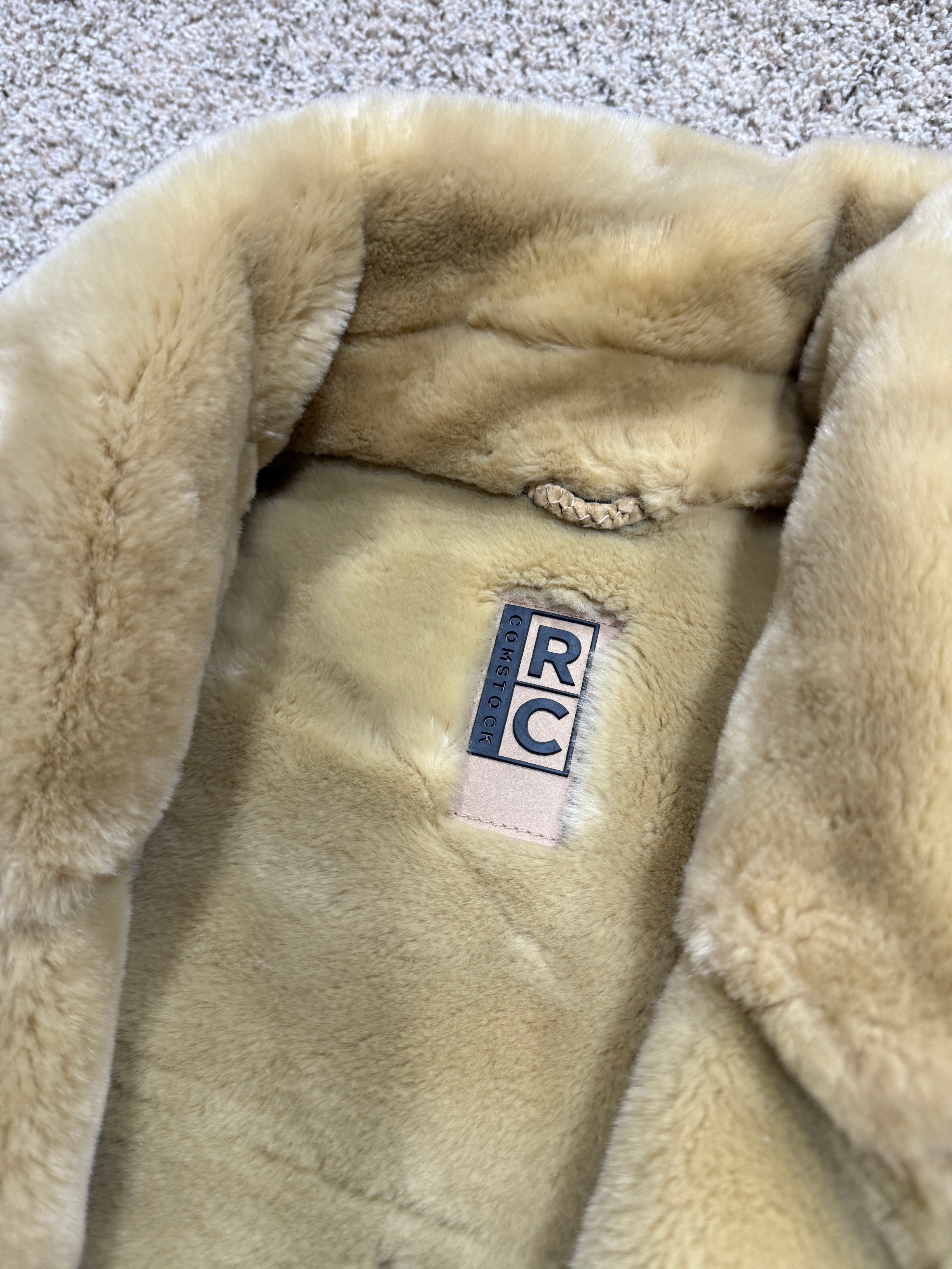 Robert Comstock RC Expedition Fur Lined Leather Jacket Sz 4XL