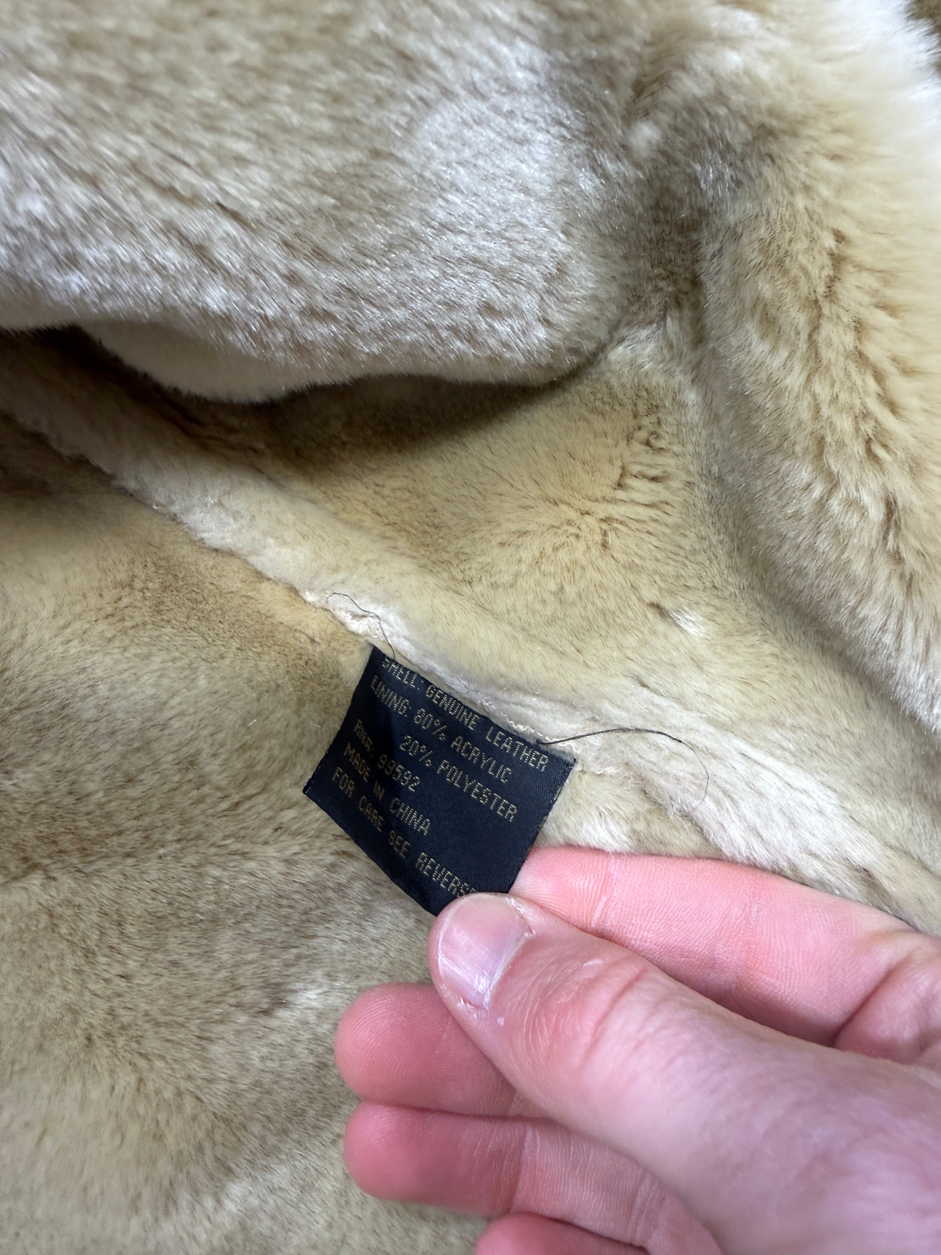 Robert Comstock RC Expedition Fur Lined Leather Jacket Sz 4XL