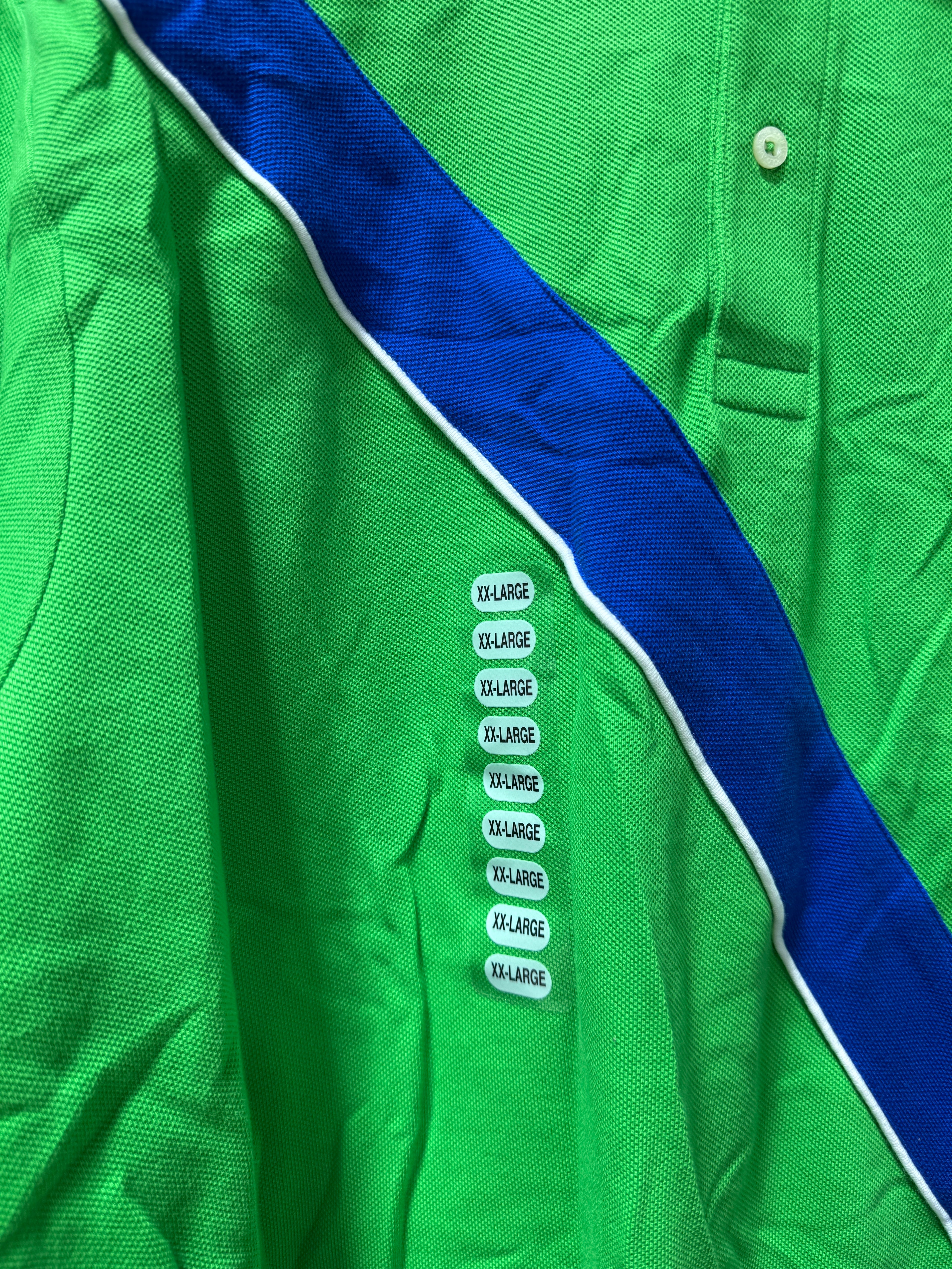 USPA Polo Gree/Blue Sz XXL