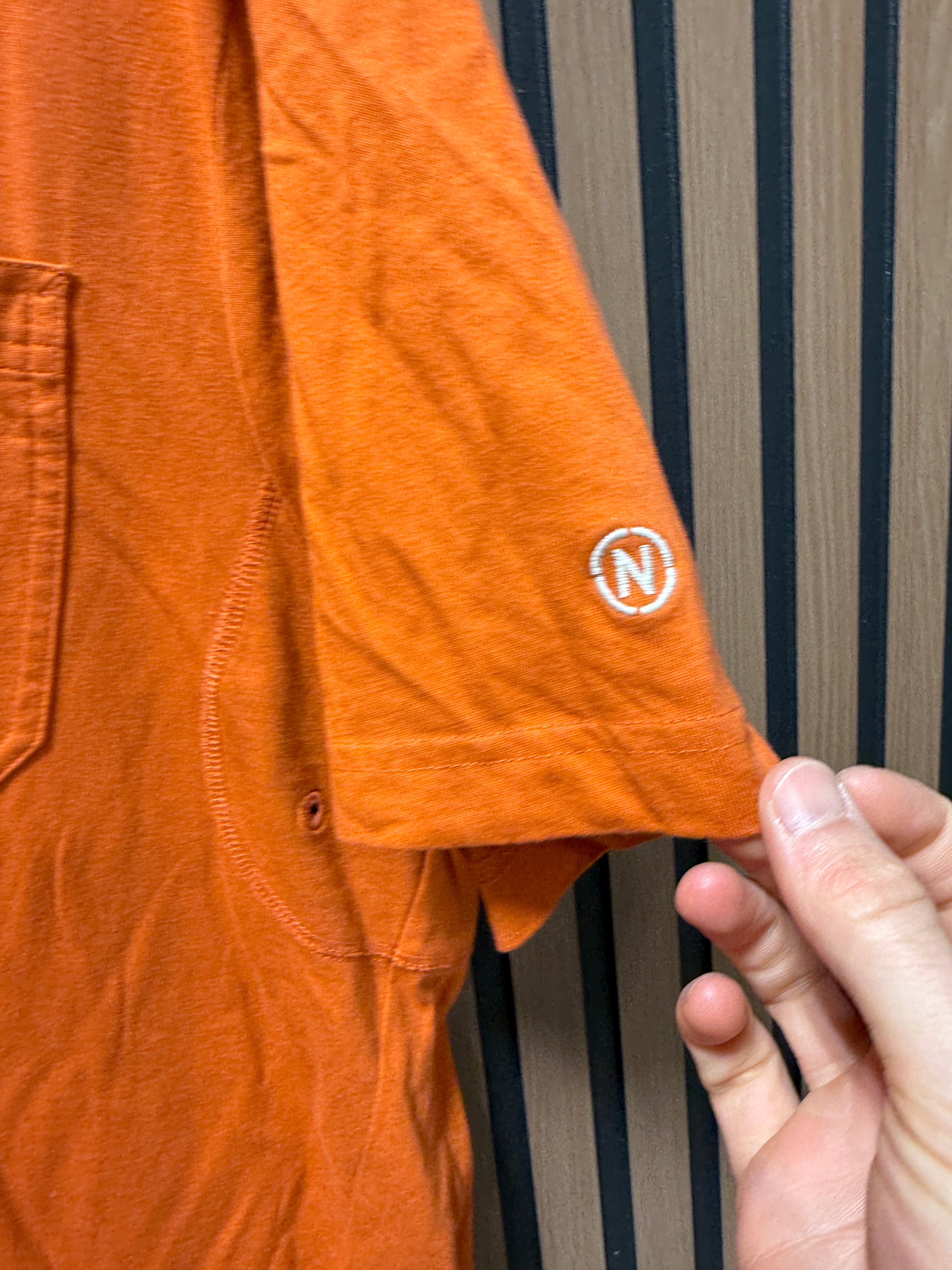 Nautica Jeans Polo Orange Sz 2XL
