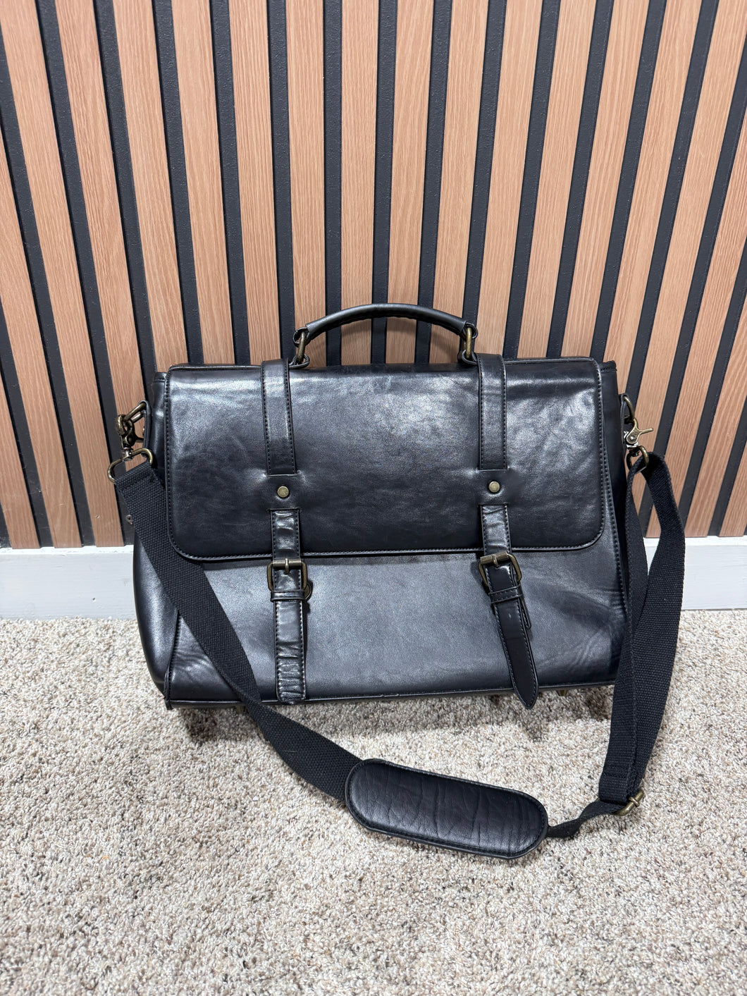 Leather Laptop Briefcase