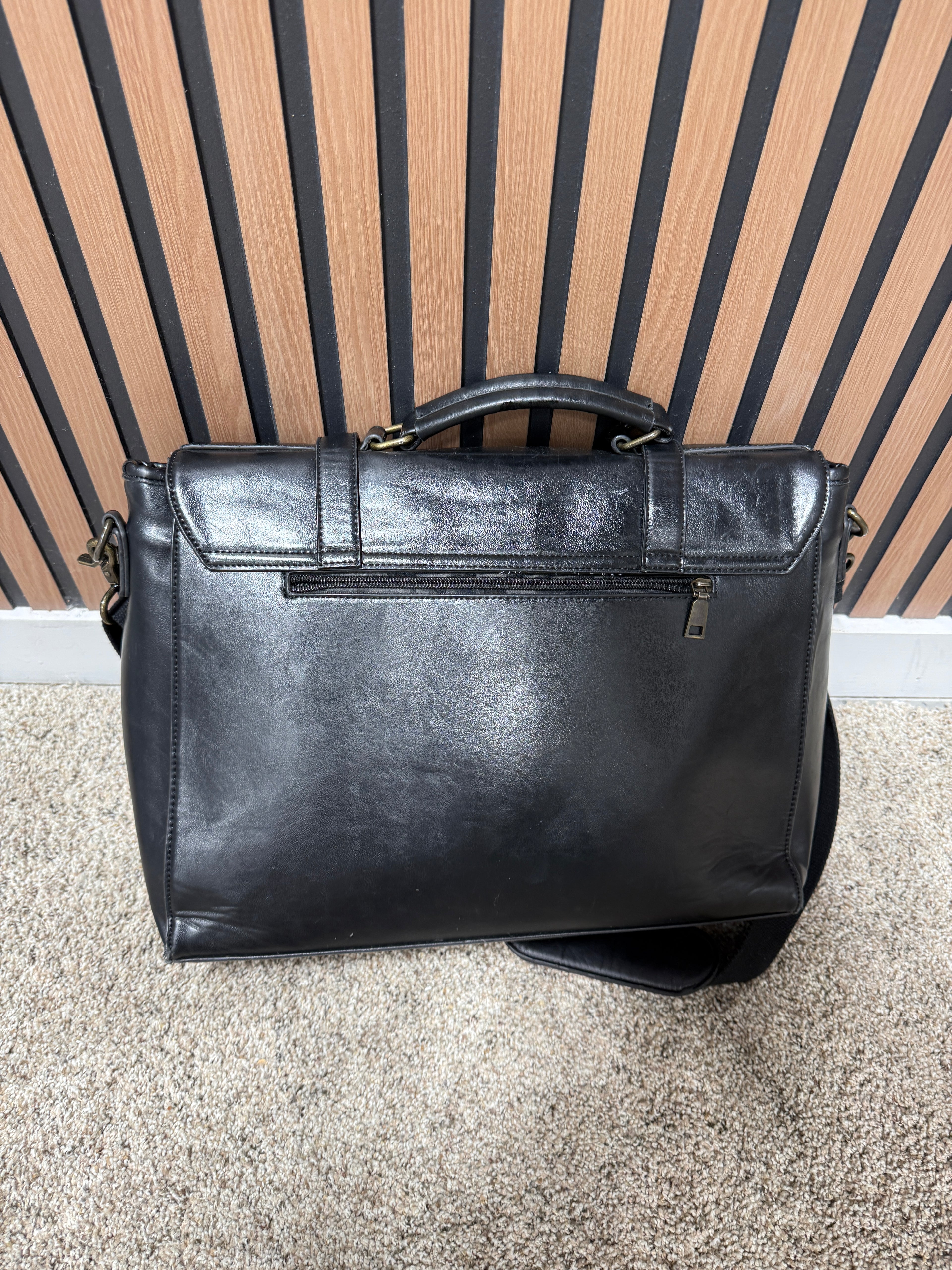 Leather Laptop Briefcase
