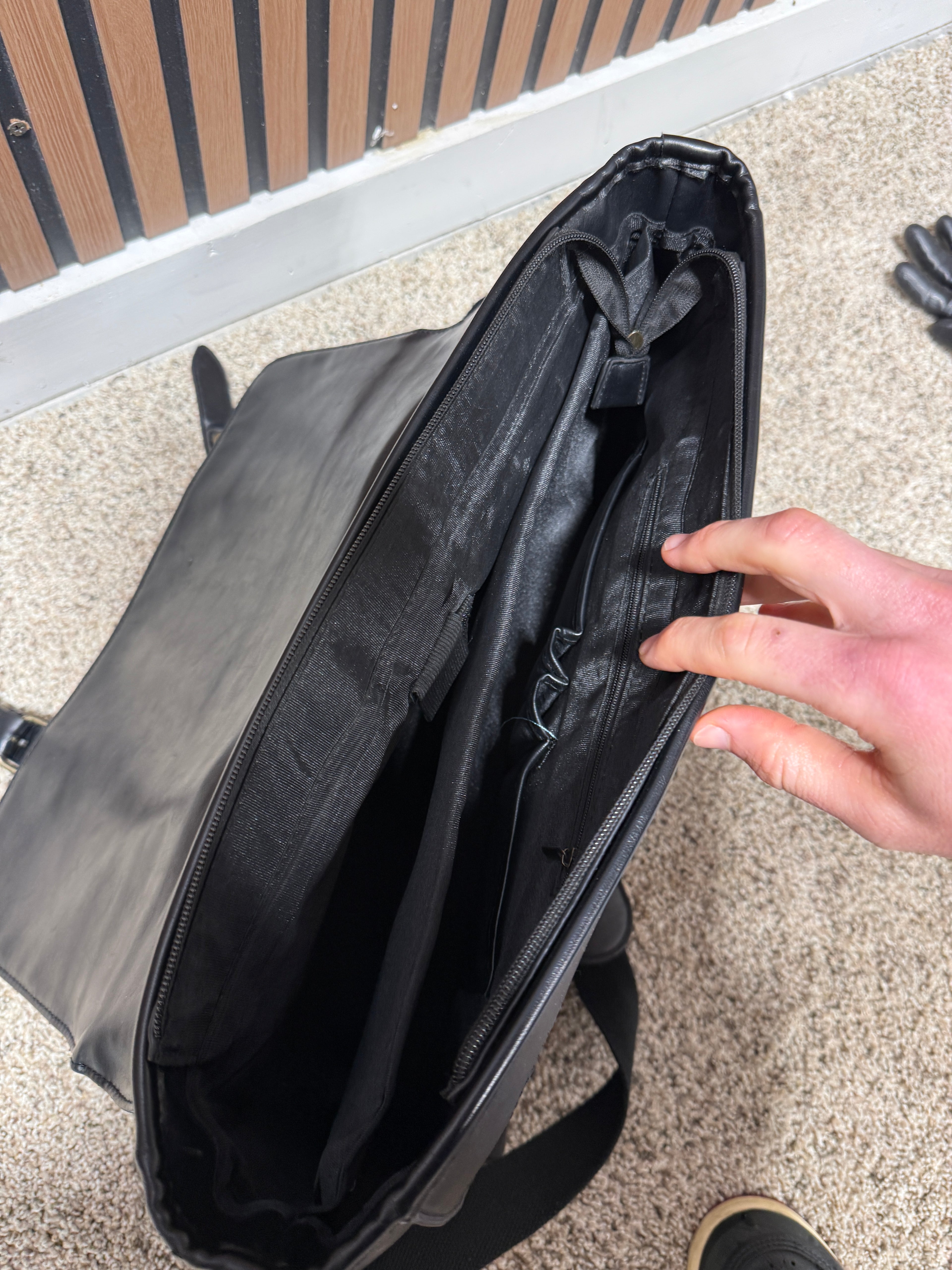 Leather Laptop Briefcase