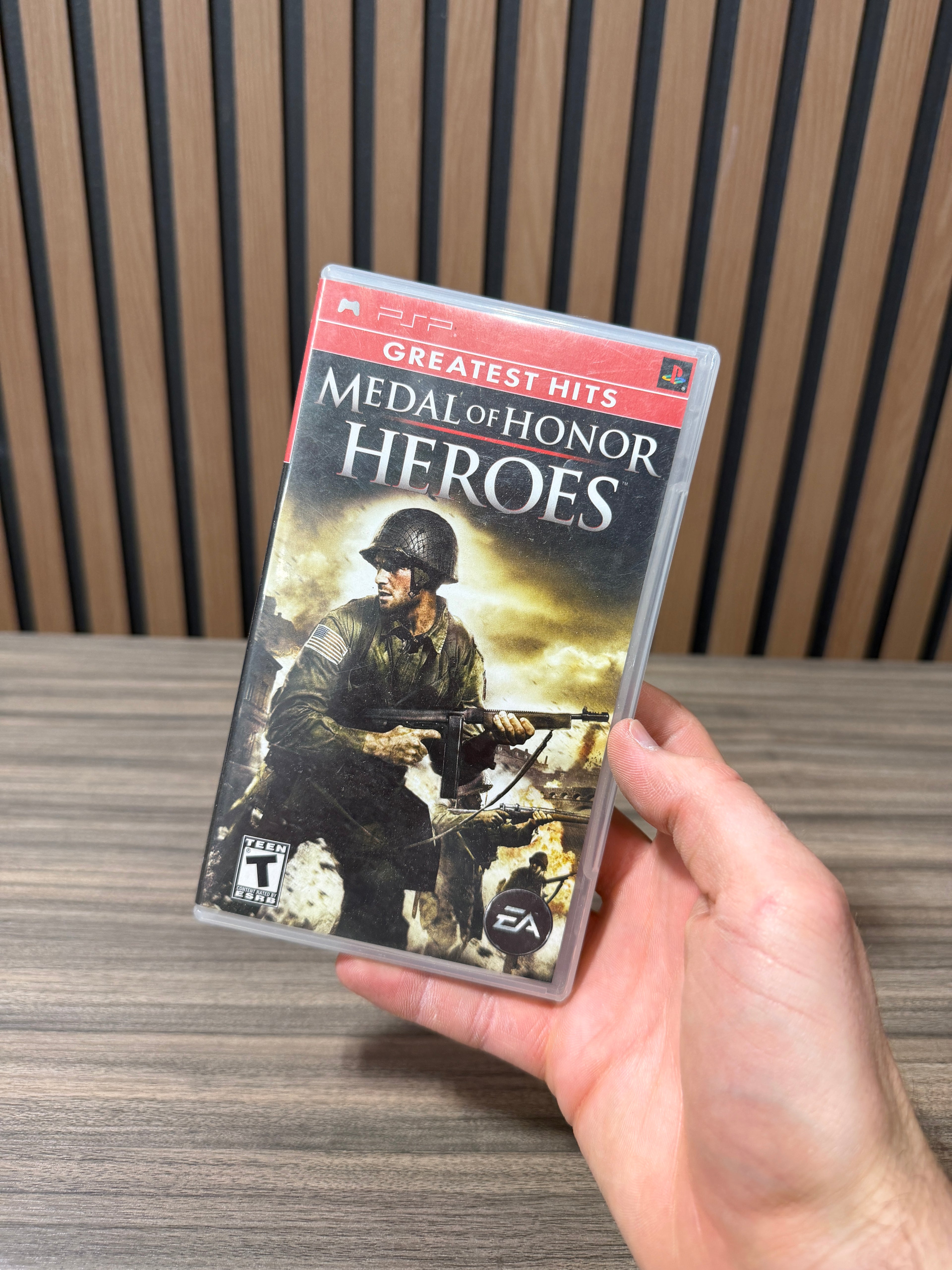 Medal of Honor Heroes (PlayStation Portable, 2006) black label psp