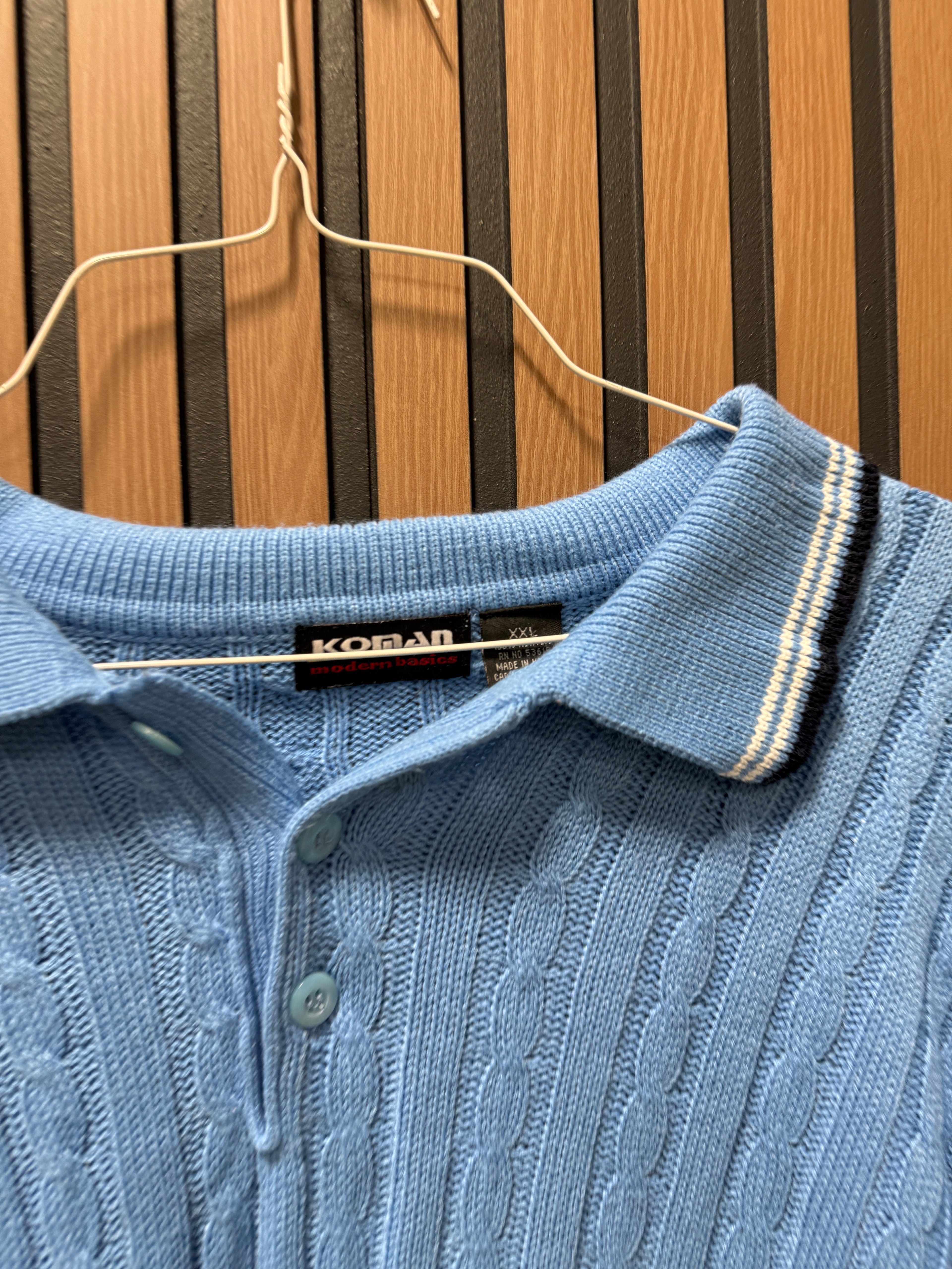 Konan Knit UNC Polo Sz XXL