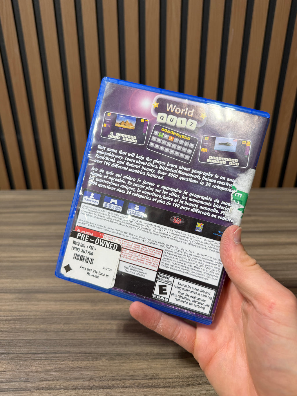 Playstation 4 World Quiz