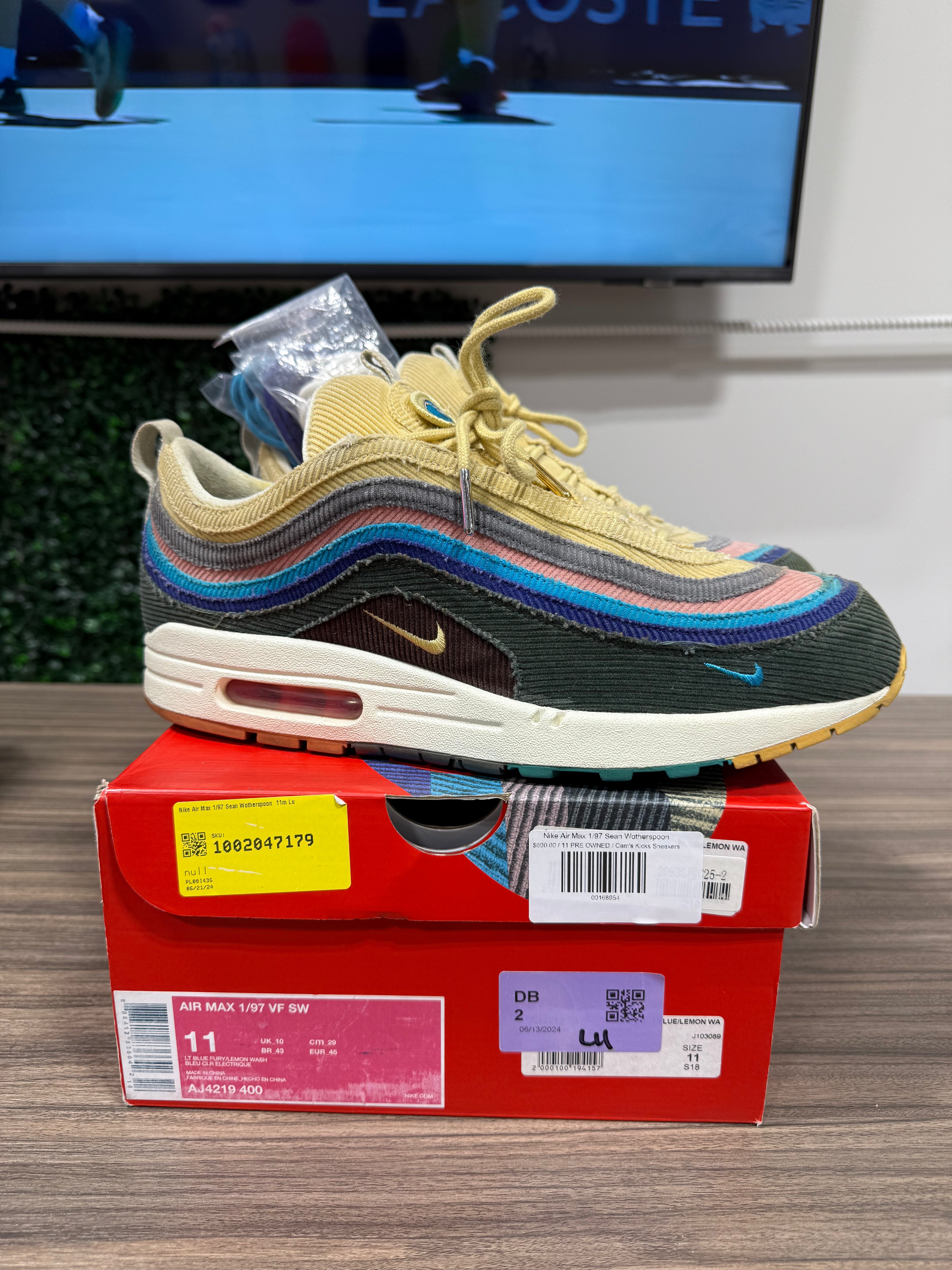 Sean Wotherspoon Nike Air Max 97/1 Sz 11
