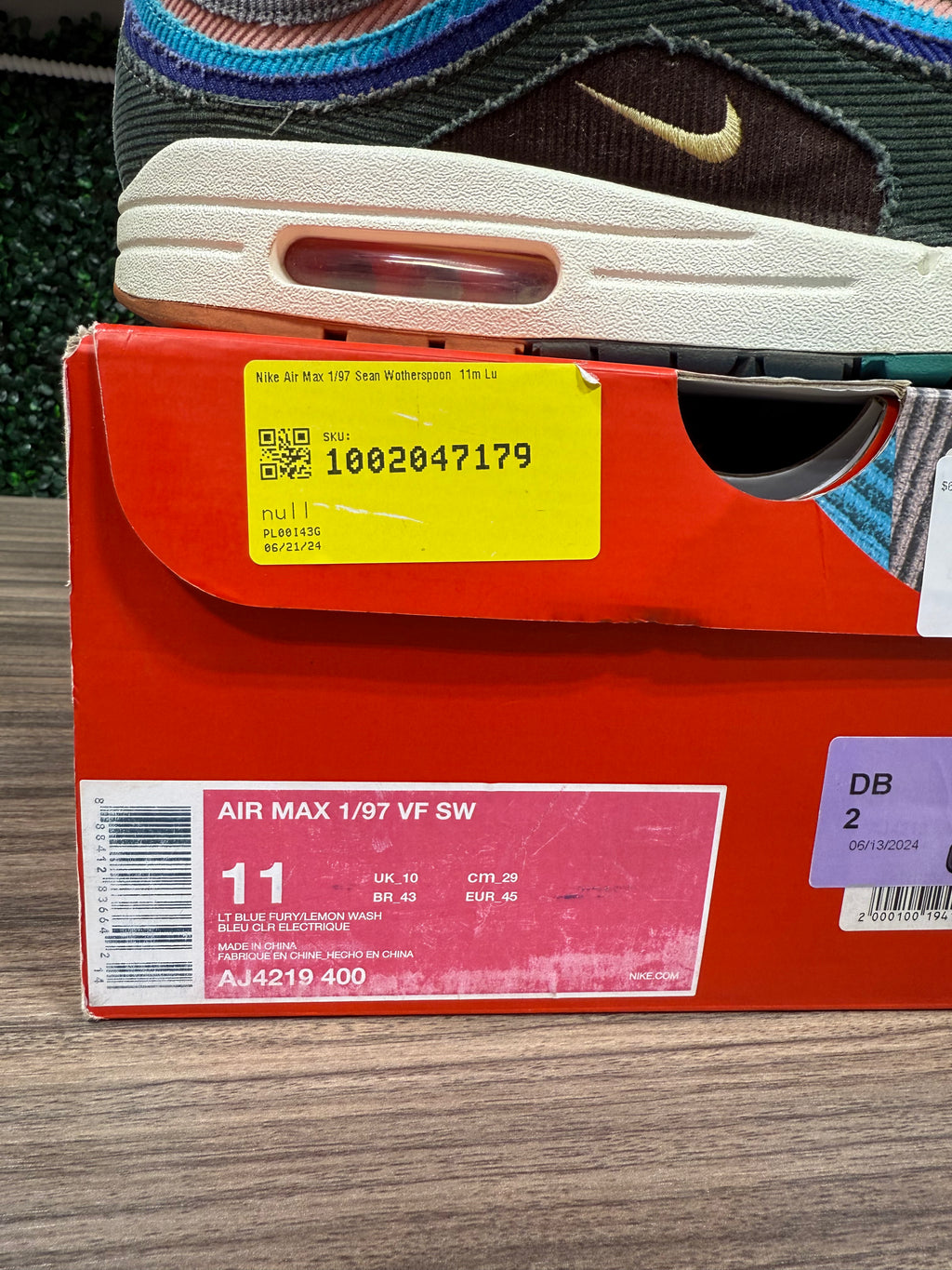 Sean Wotherspoon Nike Air Max 97/1 Sz 11