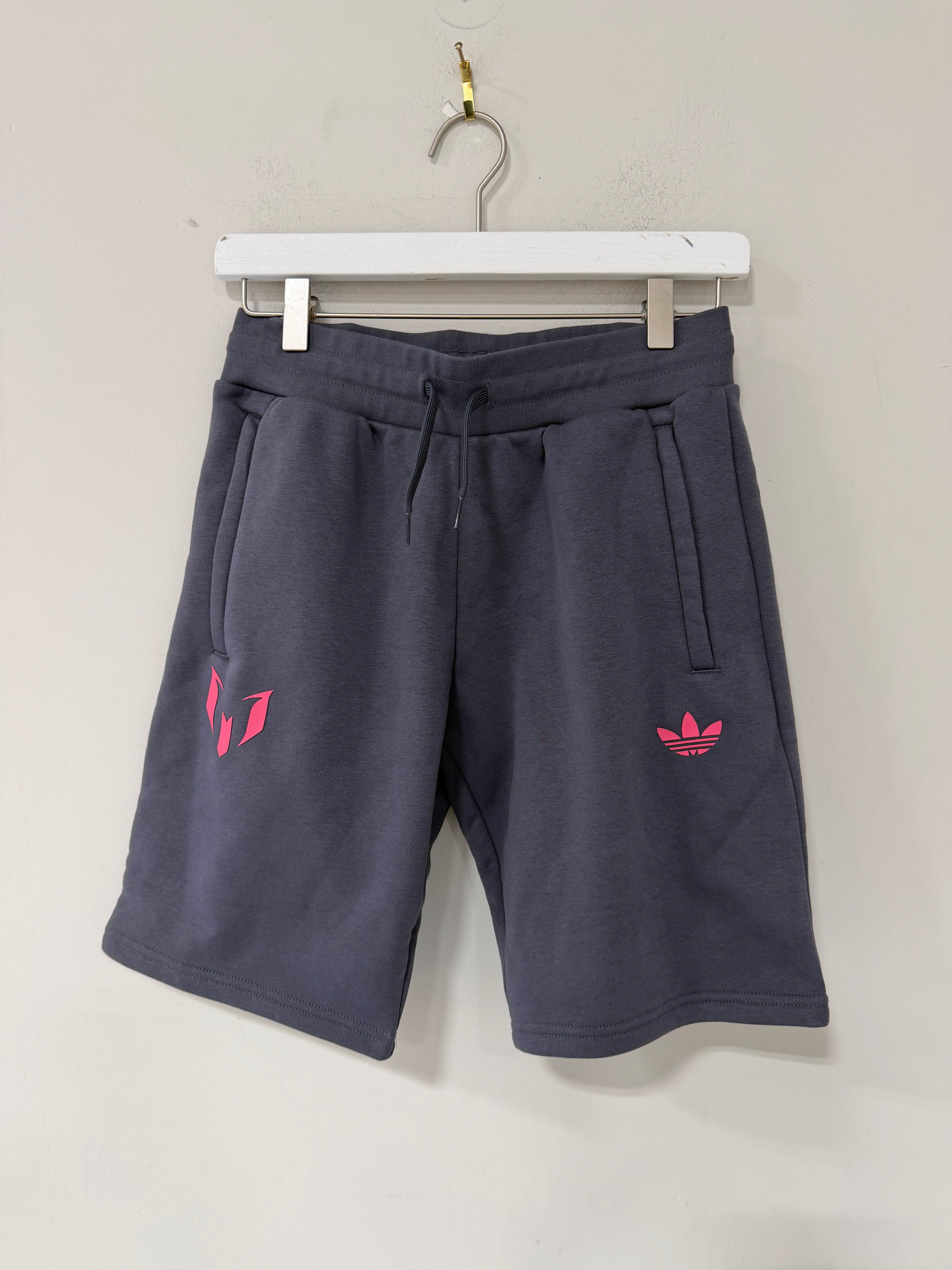 Adidas Kids Messi Shorts - Grey/Pink