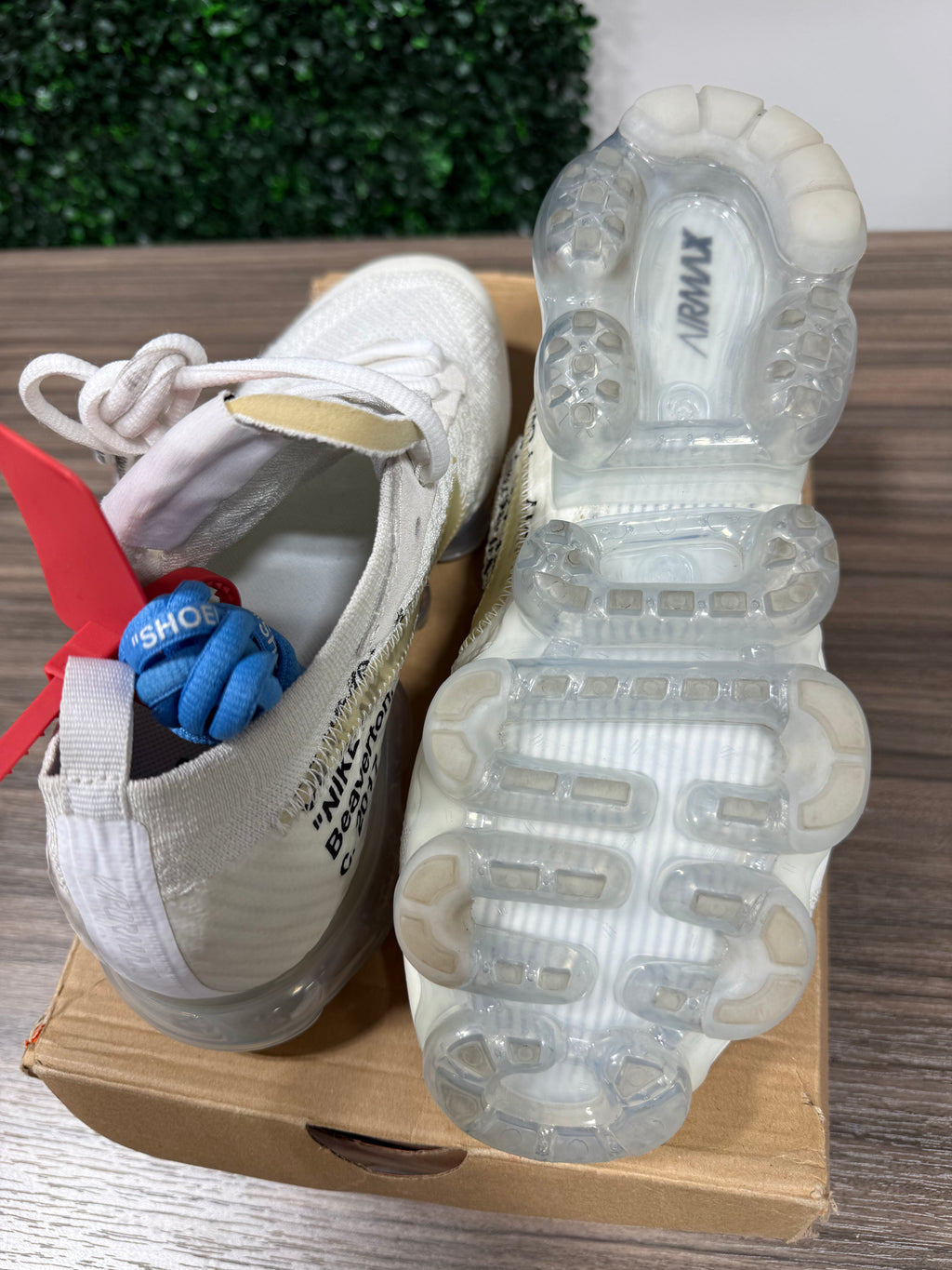 Off White x Nike Vapormax White Sz 8