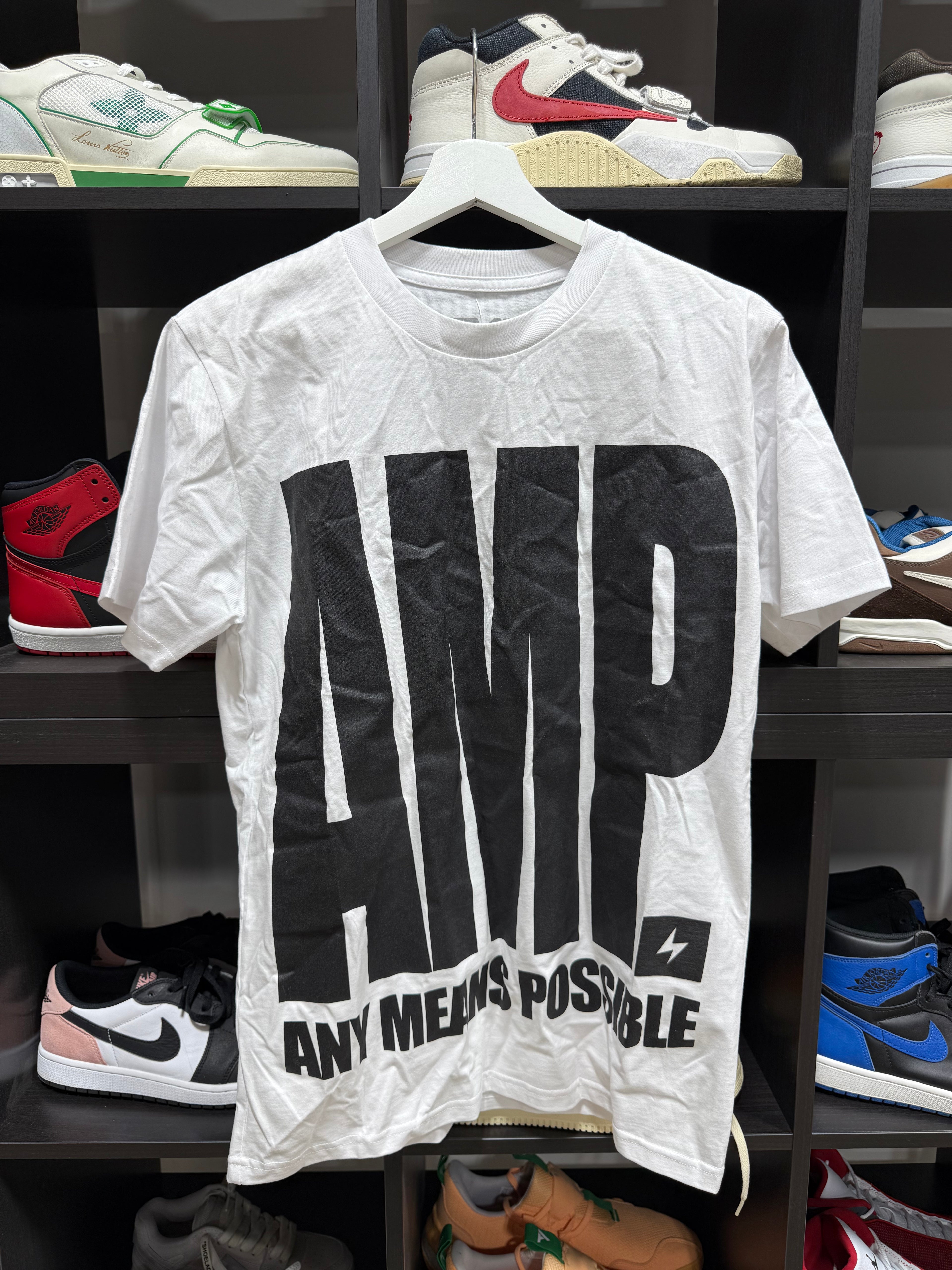 AMP Any Means Possible T-Shirt Sz S