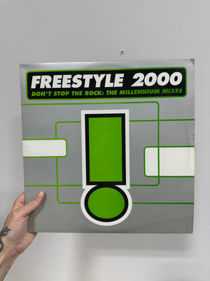Freestyle 2000 – Don't Stop The Rock: The Millennium Mixes 12" Vinyl (1998, Pandisc – PD 186-1)
