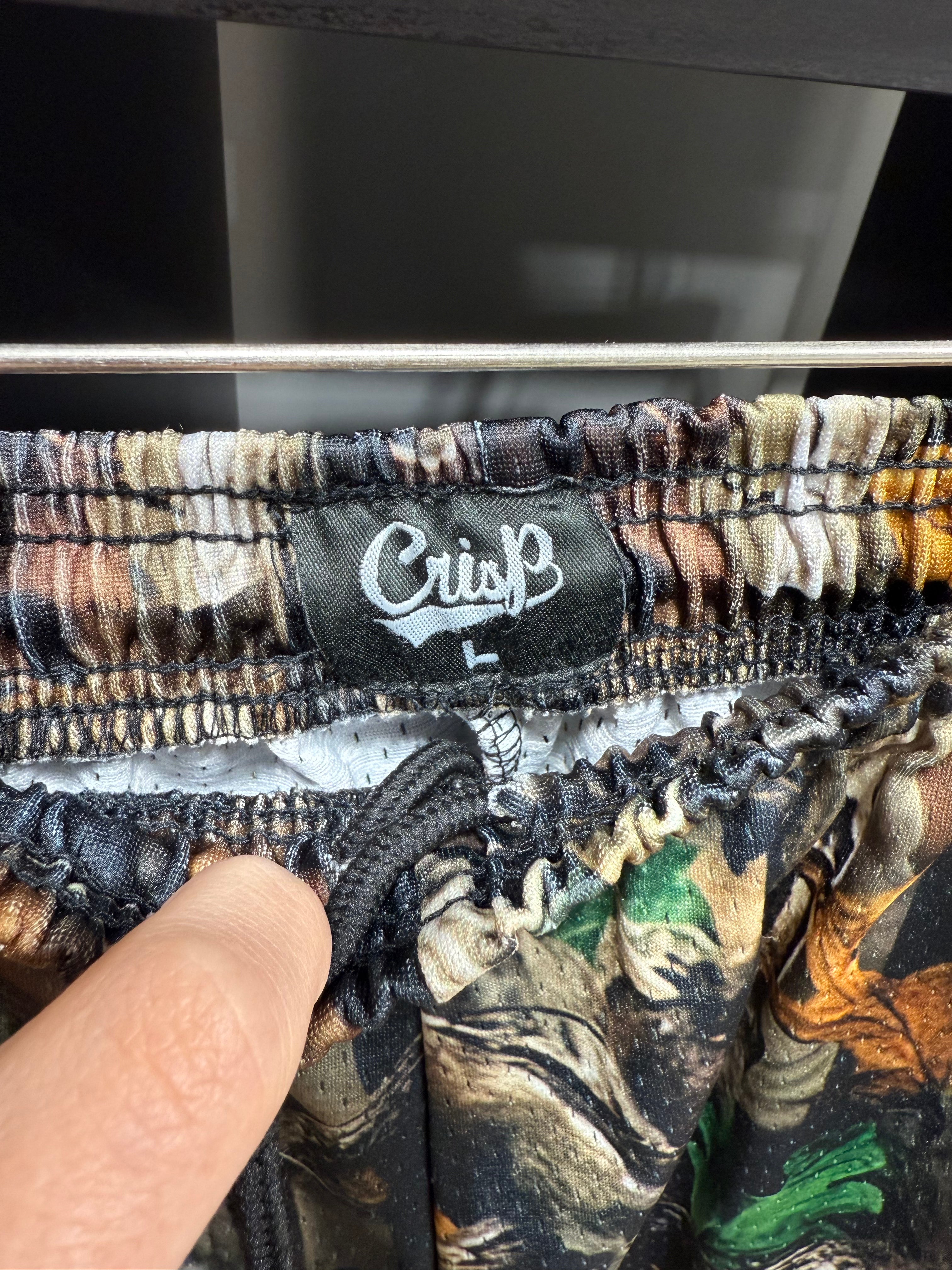 Crisp Shorts Camo Sz L