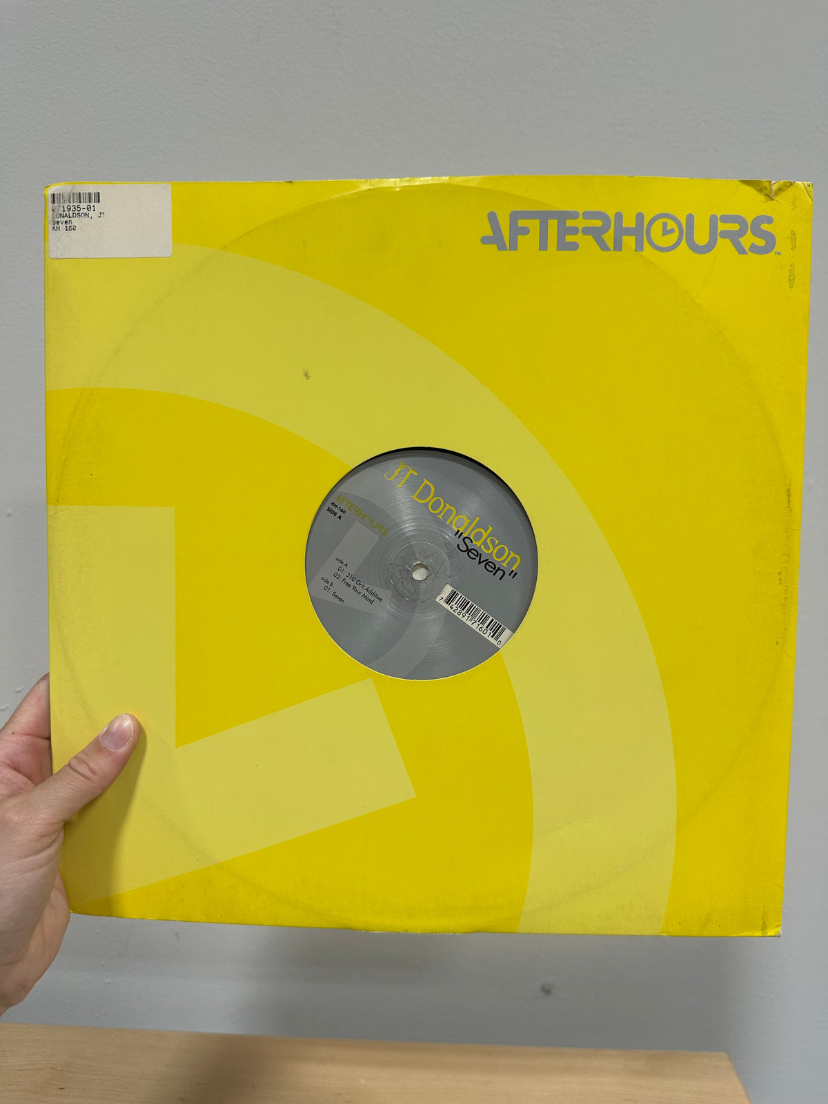 JT Donaldson – Seven 12" Vinyl Single (2001, Afterhours – AH-160) US Pressing