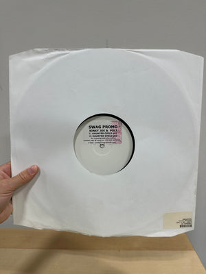 Kinky Joe & Poli – Haunted Child 12" Vinyl Promo White Label (2002, Swag Records – SWAG PROMO) UK Pressing