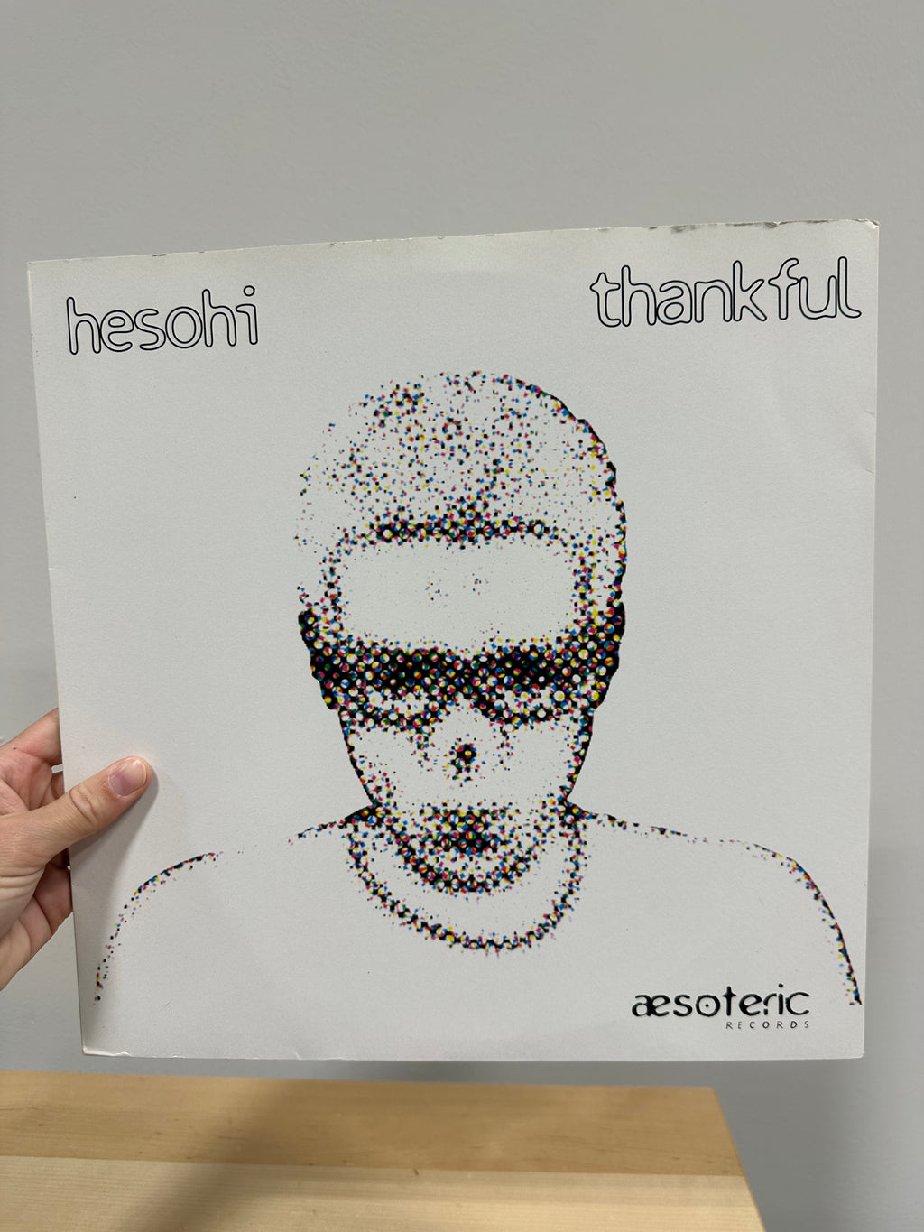 Hesohi – Thankful 12" Vinyl EP (2003, Aesoteric Records – AER013) US Pressing