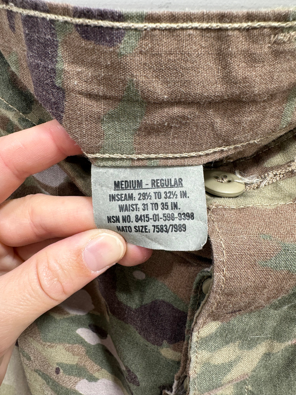 Genuine USGI OCP Scorpion W2 FRACU Army Combat Uniform Cargo Trousers, Medium-Regular