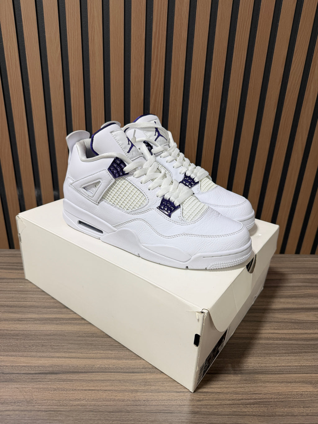 Air Jordan 4 Retro 'Purple Metallic' Sz 12