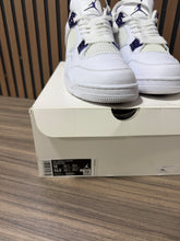 Load image into Gallery viewer, Air Jordan 4 Retro 'Purple Metallic' Sz 12

