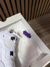 Load image into Gallery viewer, Air Jordan 4 Retro 'Purple Metallic' Sz 12
