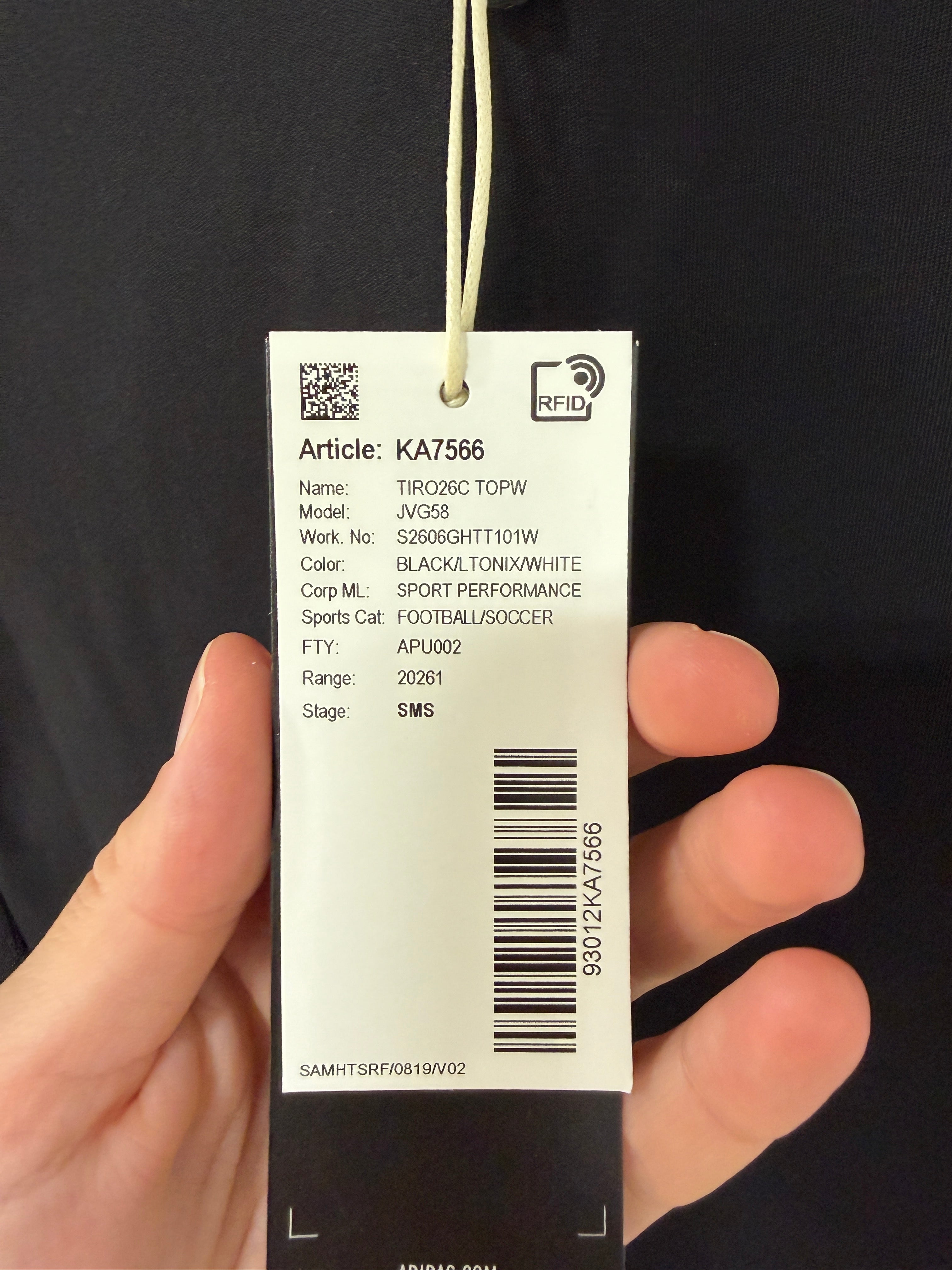Adidas tiro 26 Competition Top Womens Sz Small