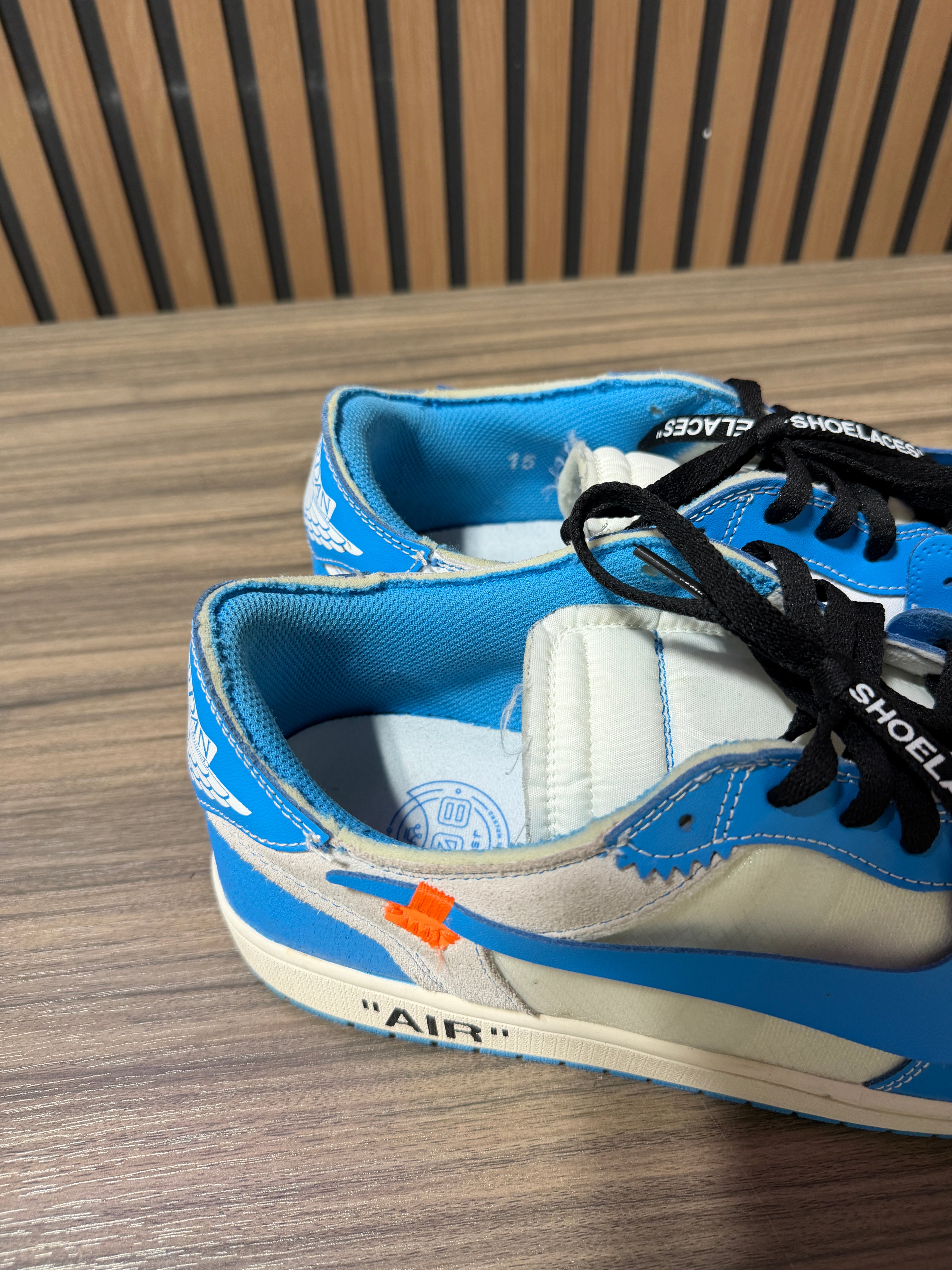 JSM Custom Off White UNC Low Sz 15
