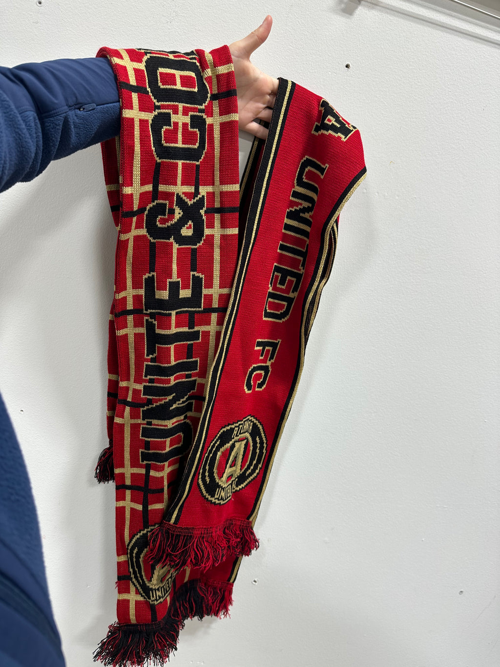 Atlanta United FC Tartan Plaid Soccer Scarves (Set of 2) - New With Tags