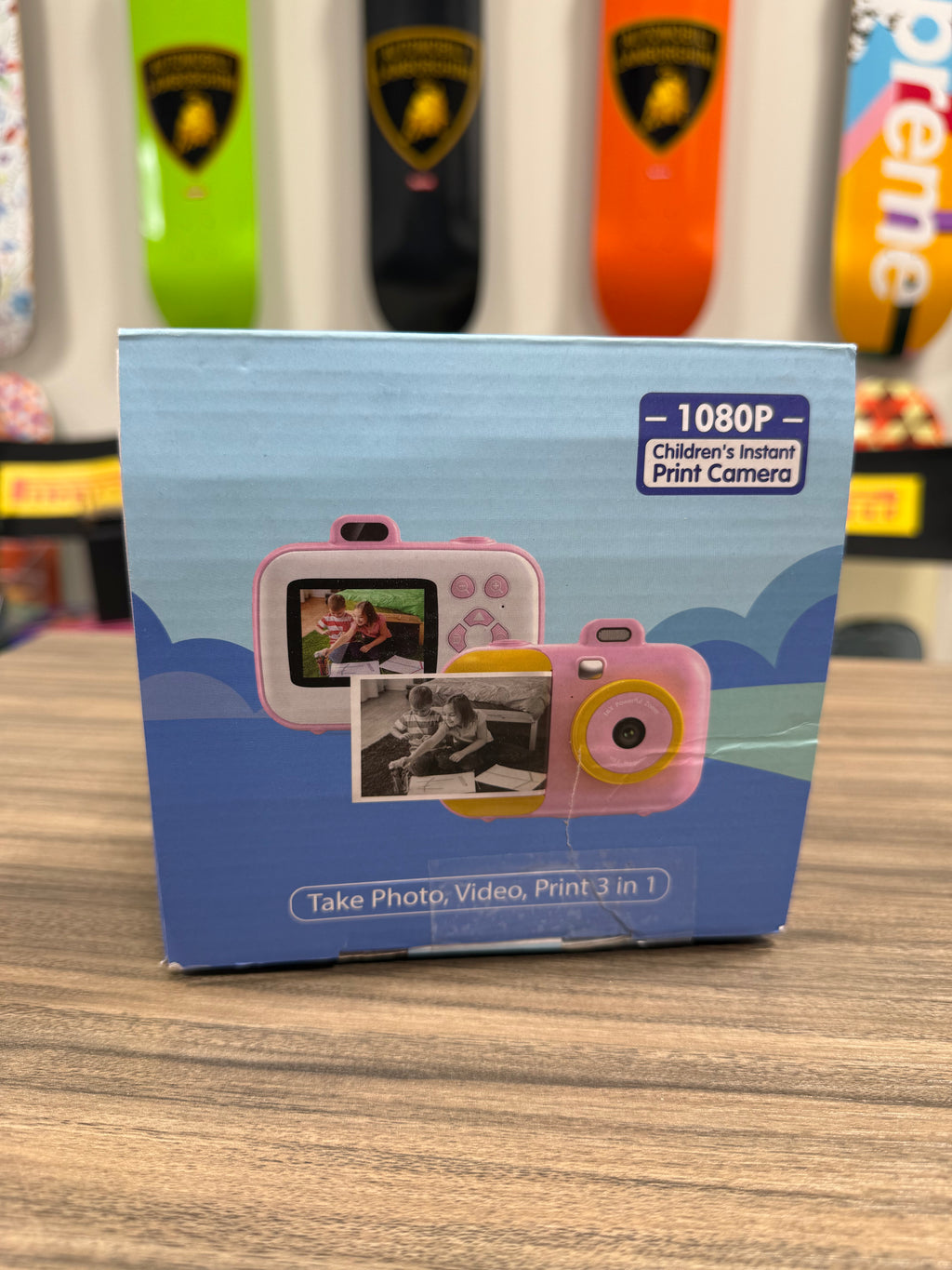 Children's Insta Print Camera Pink
