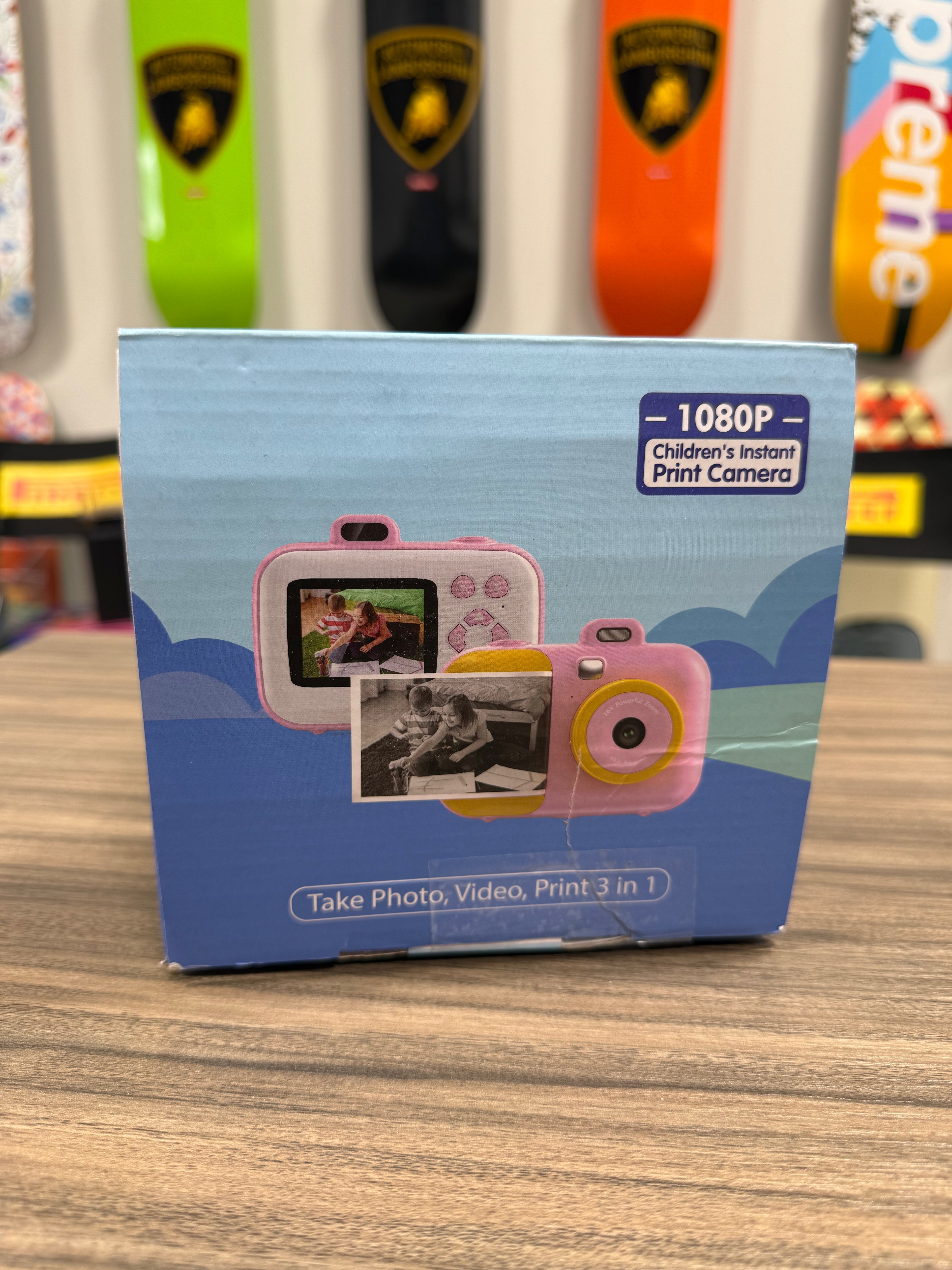 Children's Insta Print Camera Pink