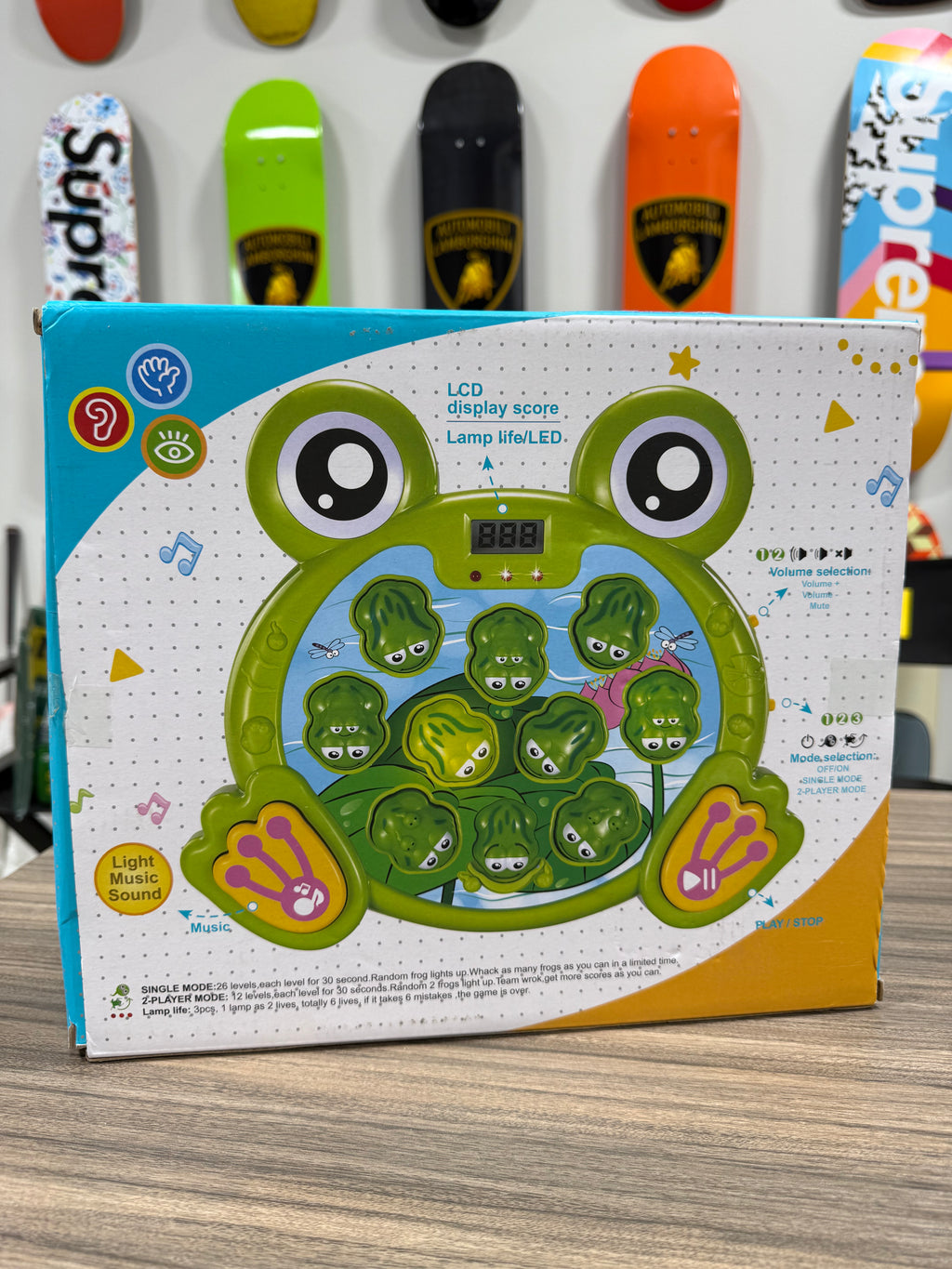 YEEBAY Whack A Frog Game with 2 Hammers