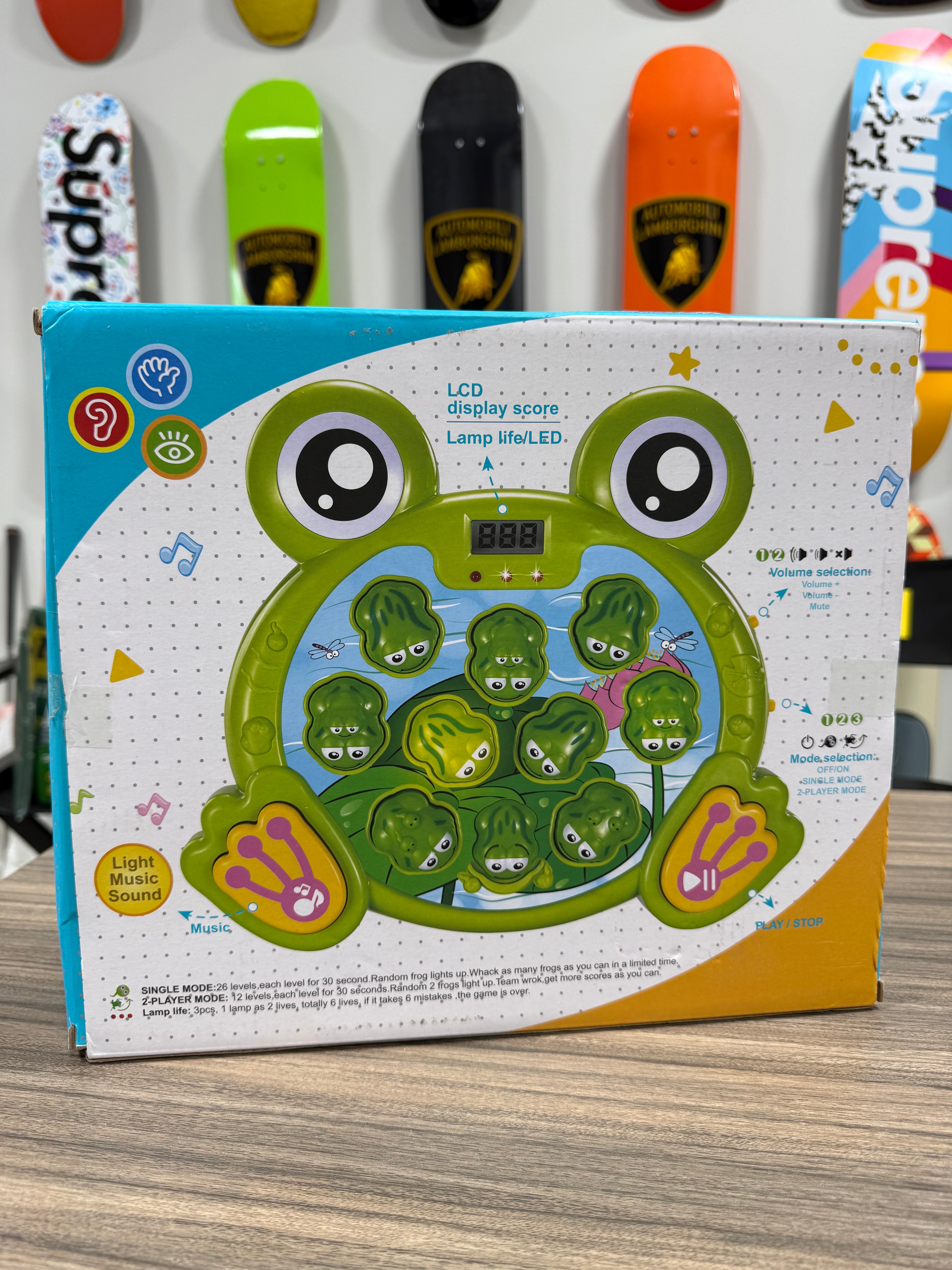 YEEBAY Whack A Frog Game with 2 Hammers