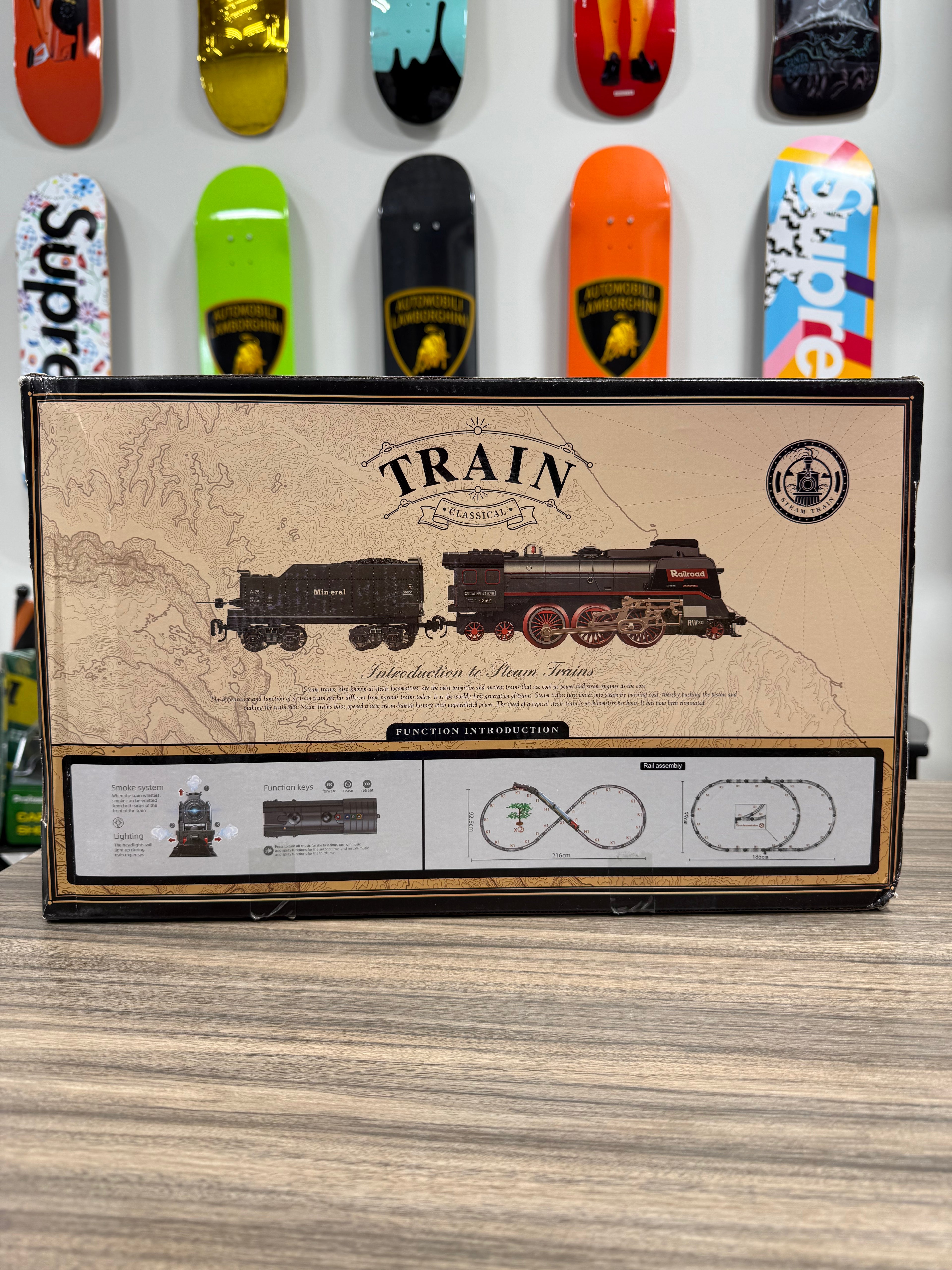 Train Set for Kids - Electric Remote Control Train Track
