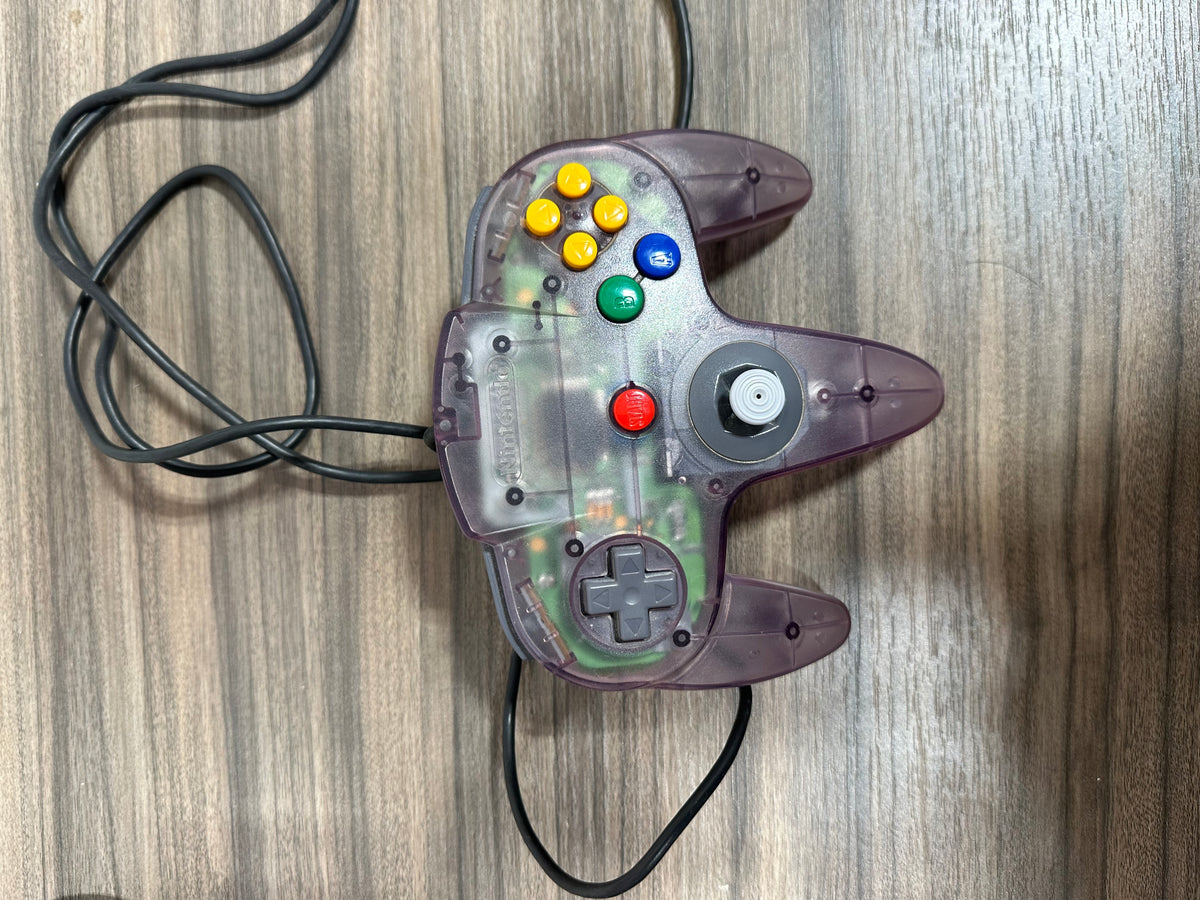 Official Nintendo 64 N64 Controller Atomic Purple Translucent OEM Original