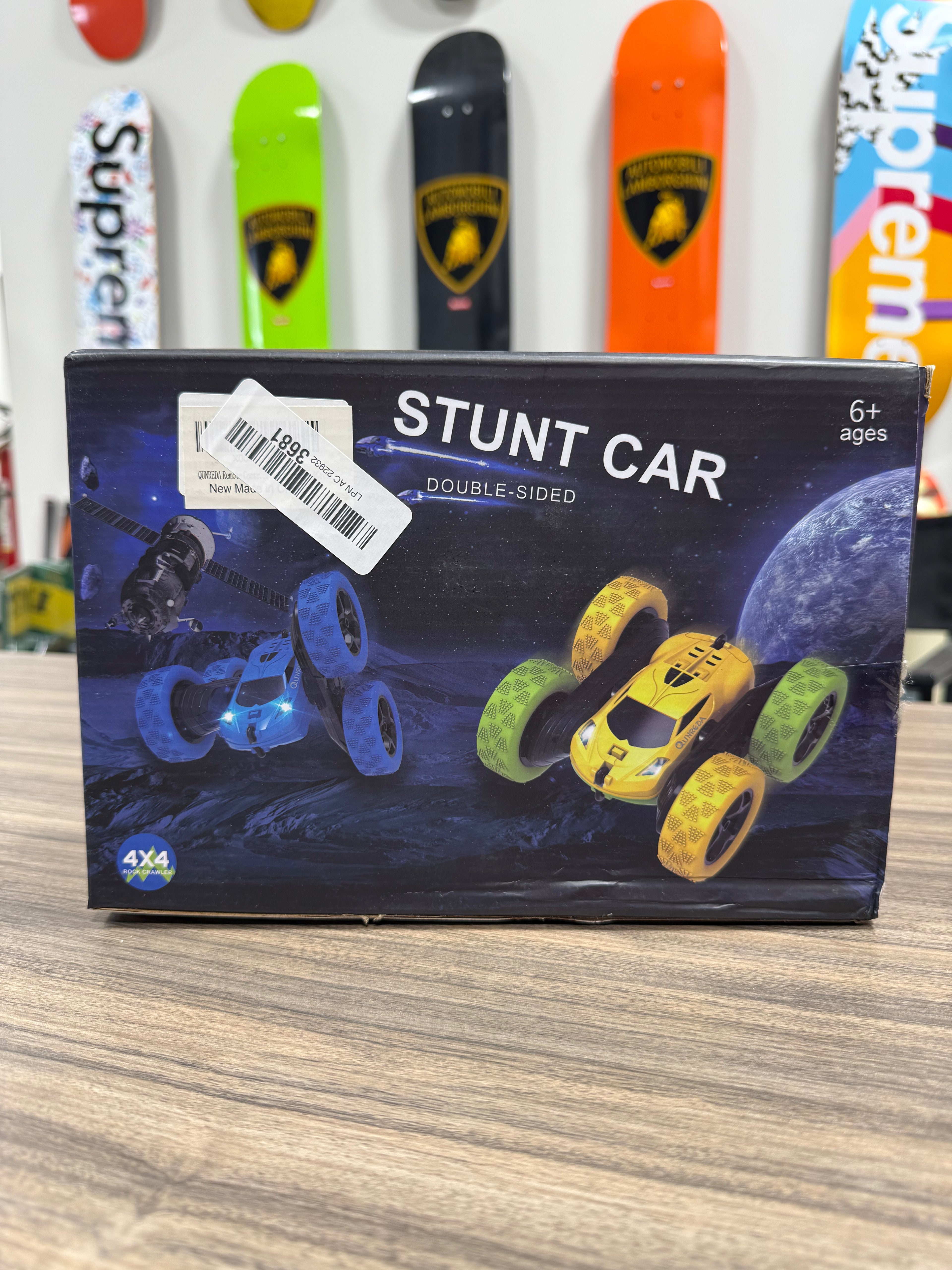 QUNREDA RC Stunt Car Blue