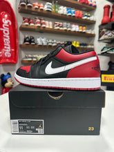 Load image into Gallery viewer, Jordan 1 Low Black/Red/White Sz 11
