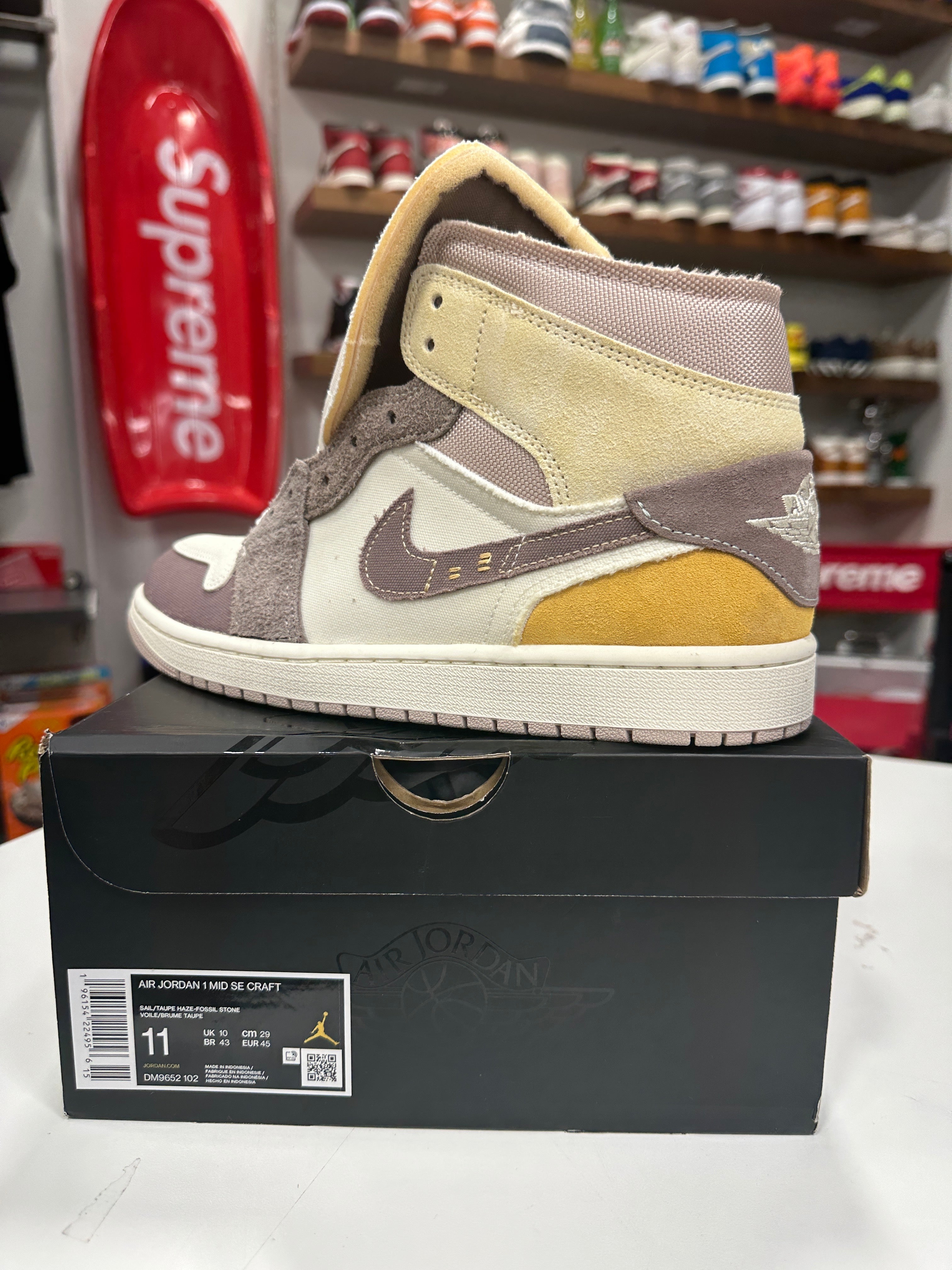 Jordan 1 Mid Craft Sz 11