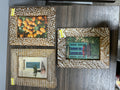 Opalhouse Target Wooden 4x6 Photo Frames Boho Hand Carved India - Lot of 3