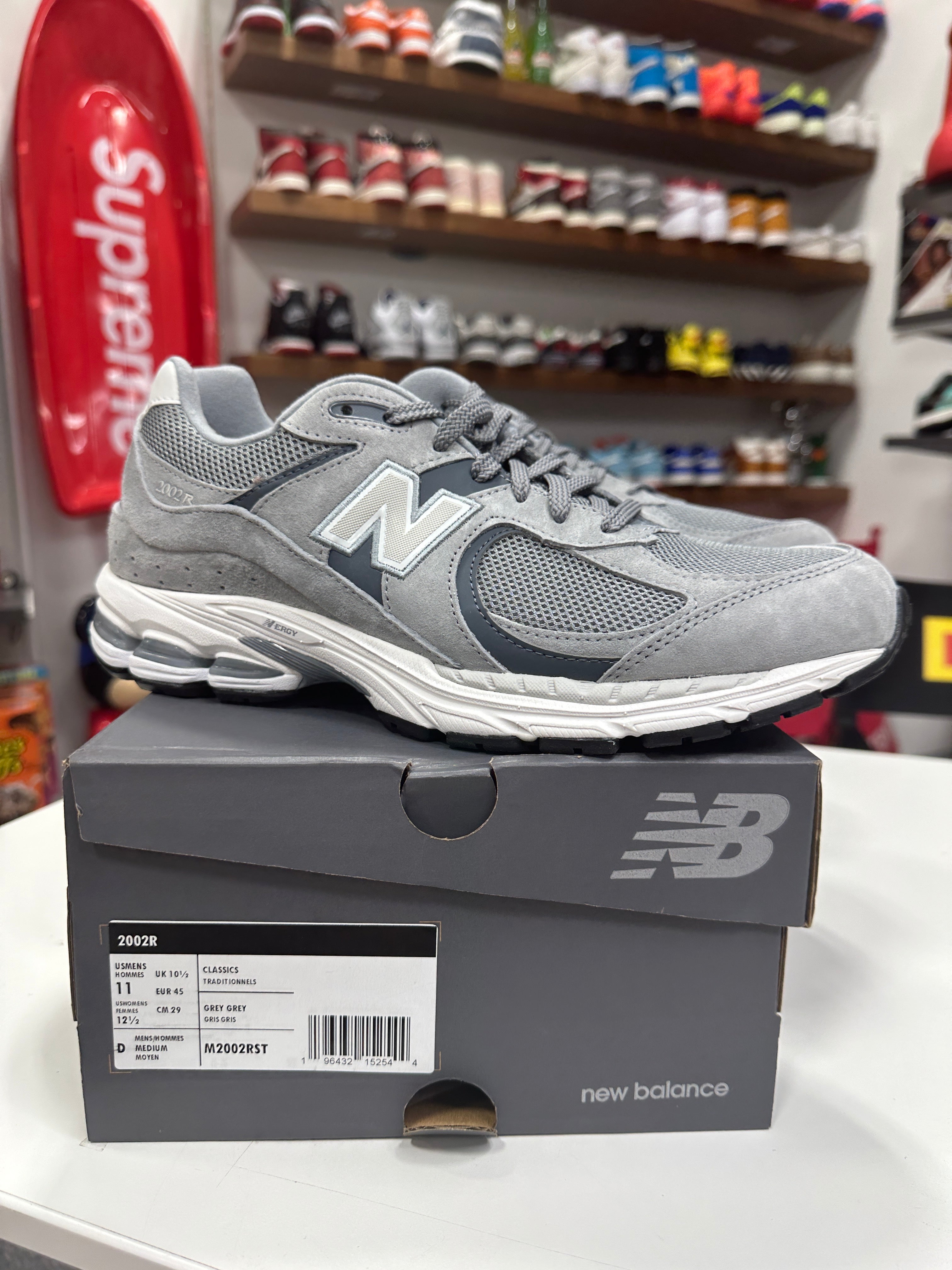 New Balance 2002R Grey Sz 11