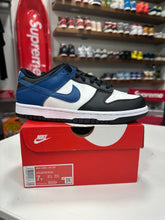 Load image into Gallery viewer, Nike Dunk Low Blue Panda Sz 7y
