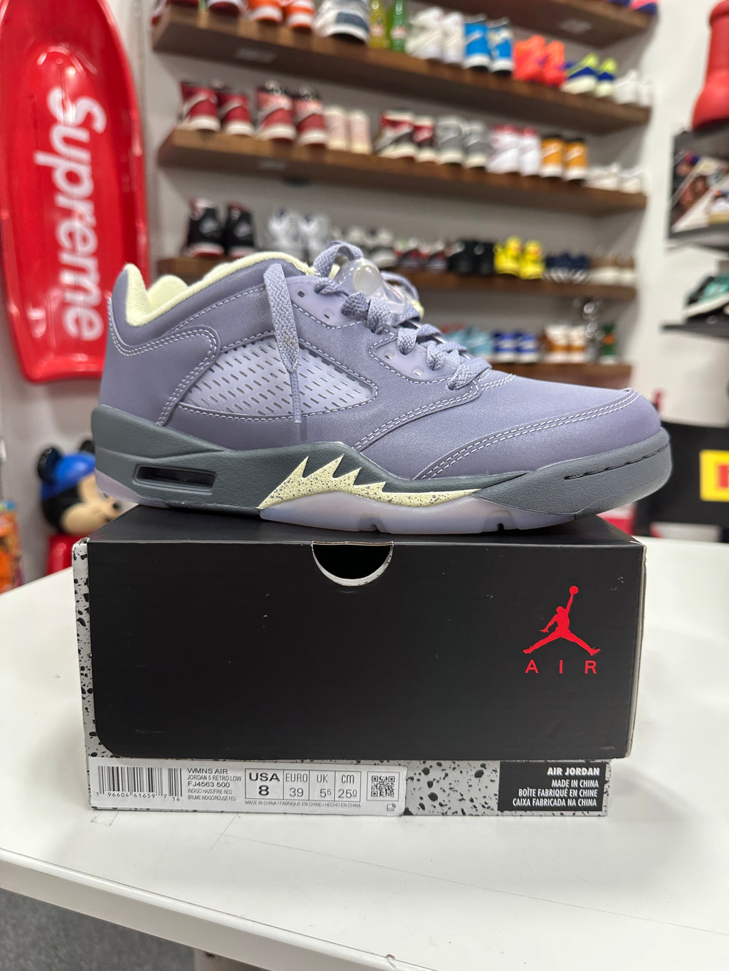 WMNS Jordan 5 Low Indigo Haze Sz 8W 6.5M