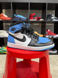 JAir Jordan 1 Retro High OG 'UNC Toe' Sz 10.5 NO BOX
