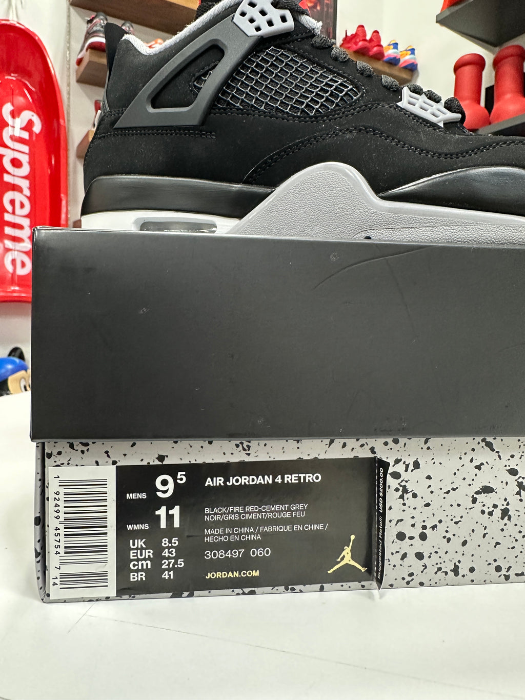 Jordan 4 Bred Sz 9.5