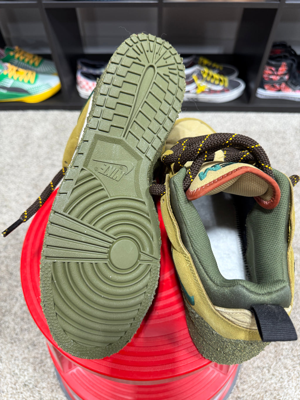 Cactus Plant Flea Market x Dunk Low SP 'Tan Mossy Green' 10.5 READ DESCRIPTION