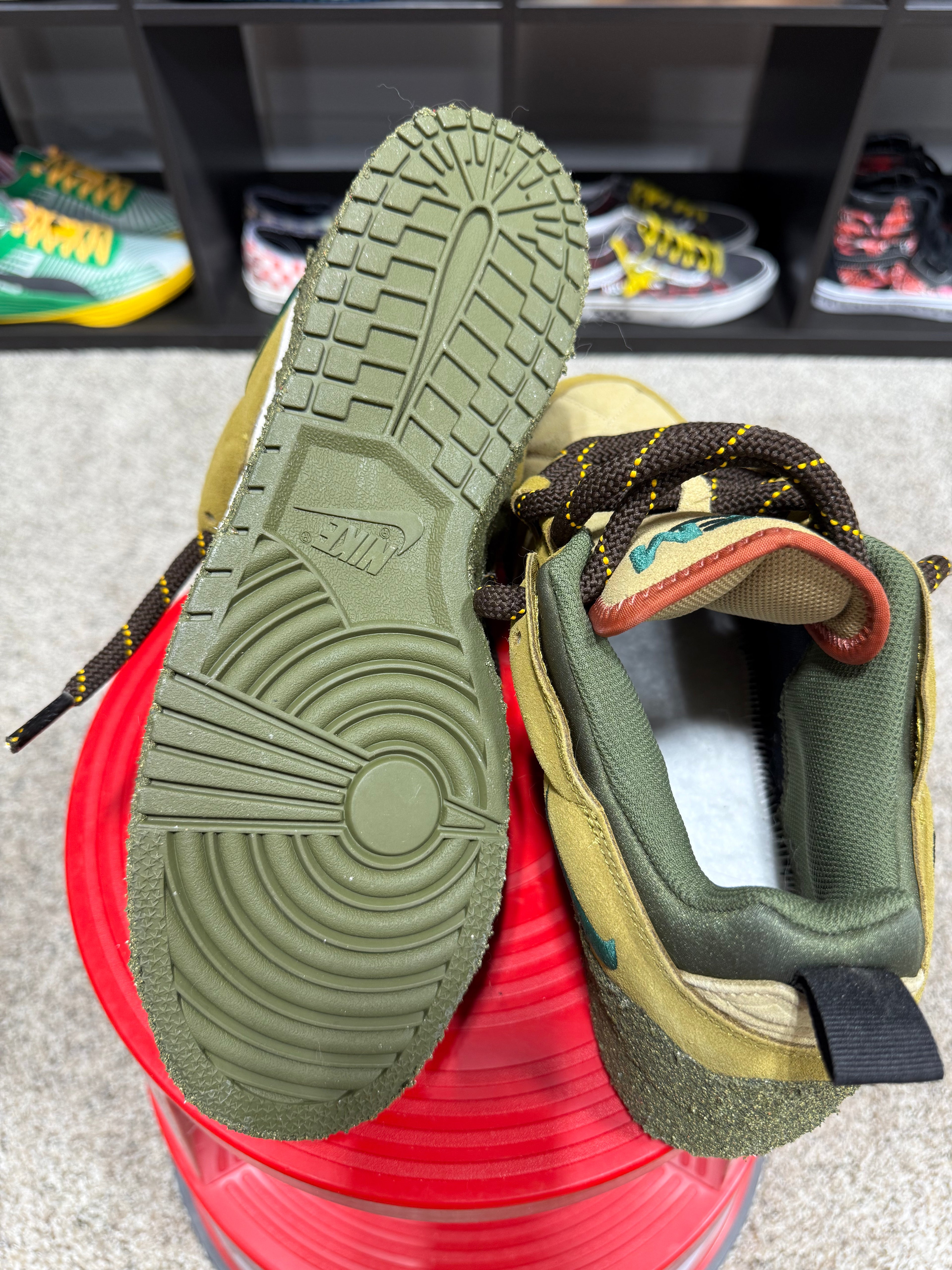 Cactus Plant Flea Market x Dunk Low SP 'Tan Mossy Green' 10.5 READ DESCRIPTION