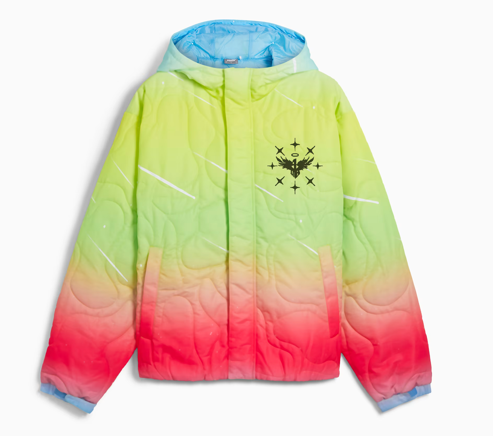 Puma Melo Rainbow Hoodie Sz L